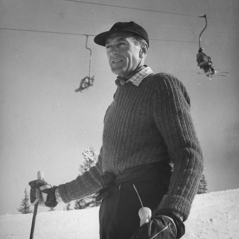 ❄️Winter suited Coop just fine. Away from the cameras, he was most himself outdoors&mdash;skis on his shoulder, crisp air in his lungs, carving quiet lines through the snow in Sun Valley. No spectacle, no showmanship. Just movement, balance, and the 