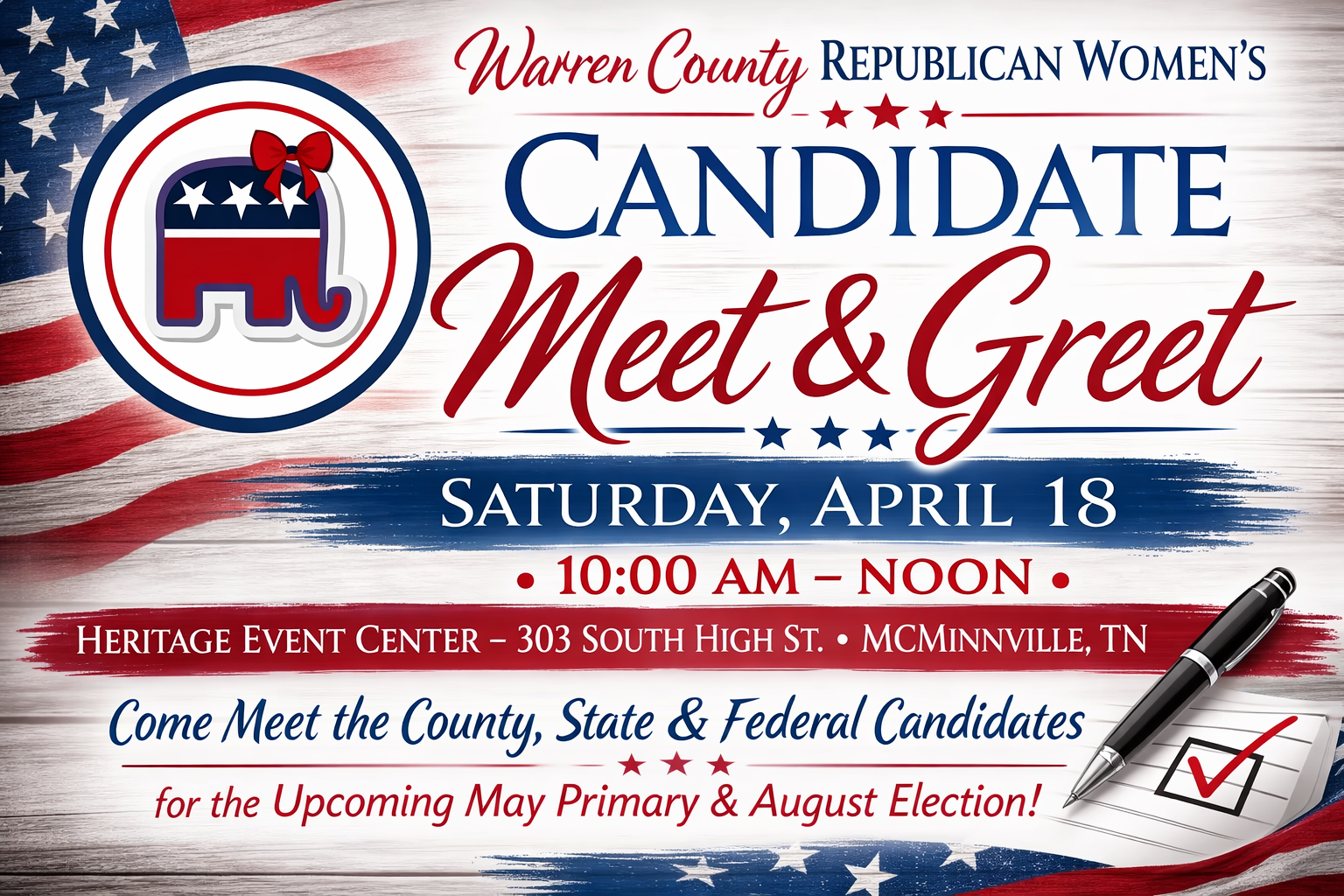 WC Republican Women's Meet & Greet