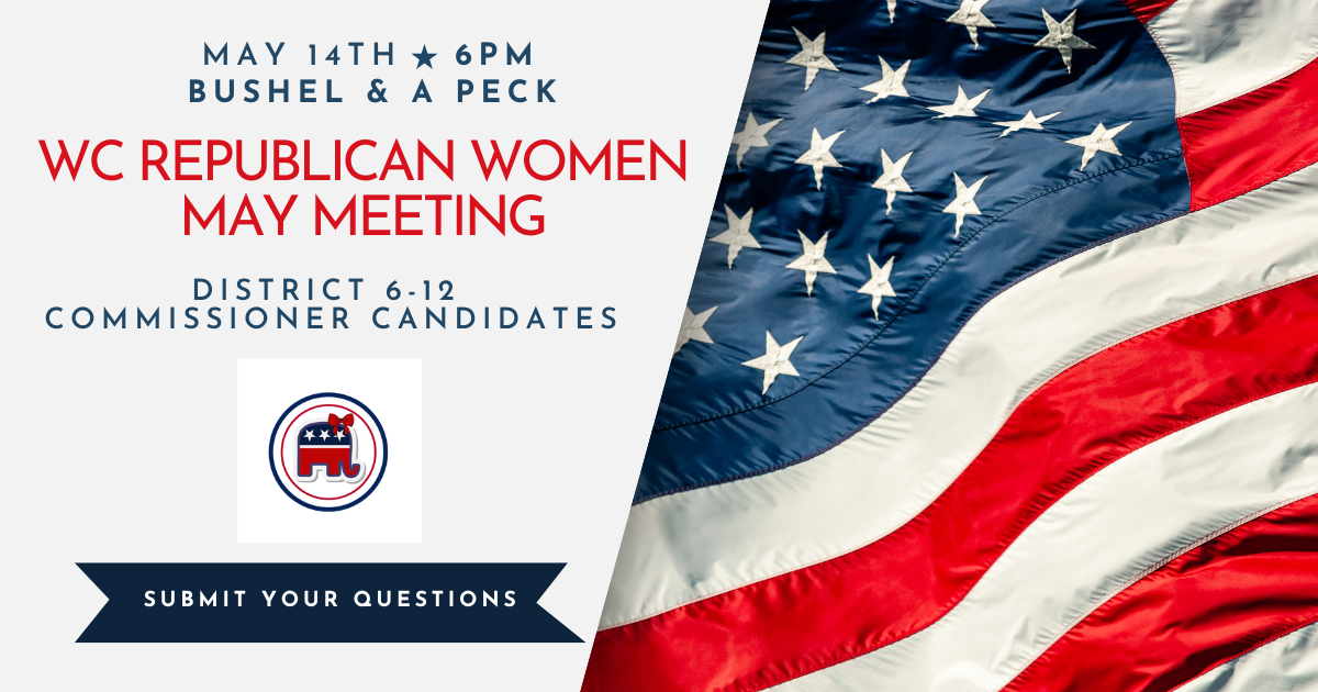 WC Republican Women May Meeting