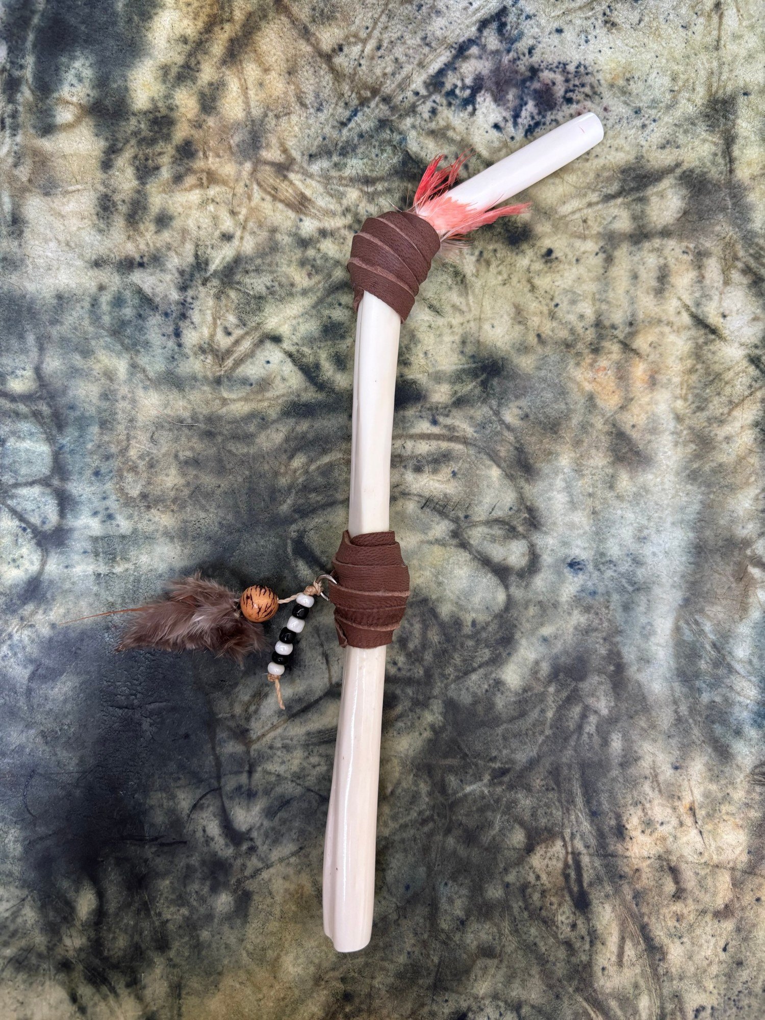 Bone Tepi with Feathers – B