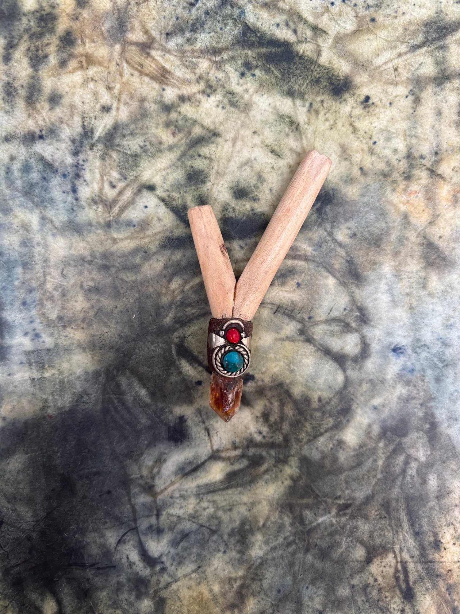 Kuripe with Citrine Point