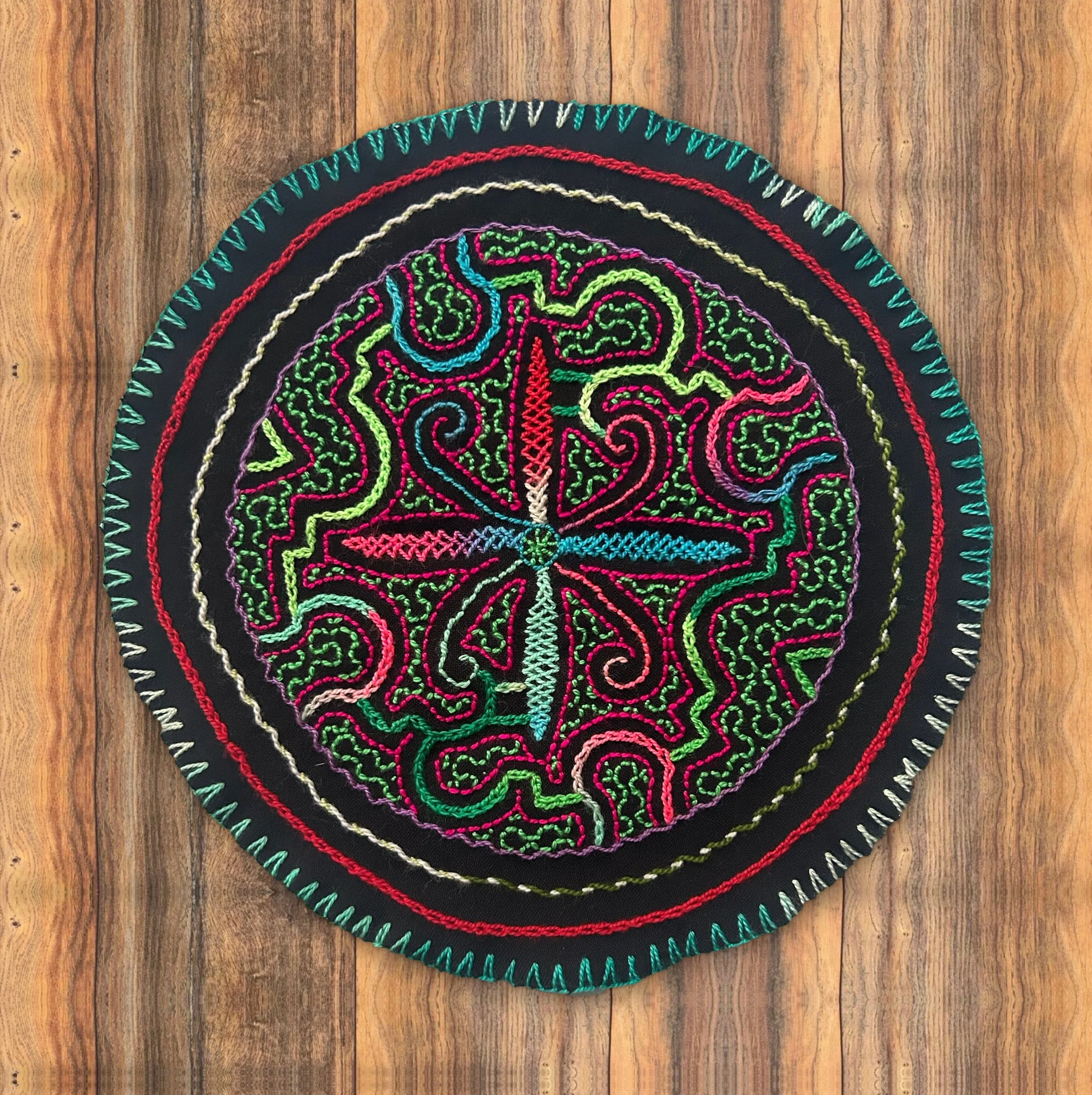 Turquoise Compass Mandala