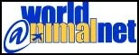 World Animal Network logo with a globe, @ symbol, star, and bird icons.