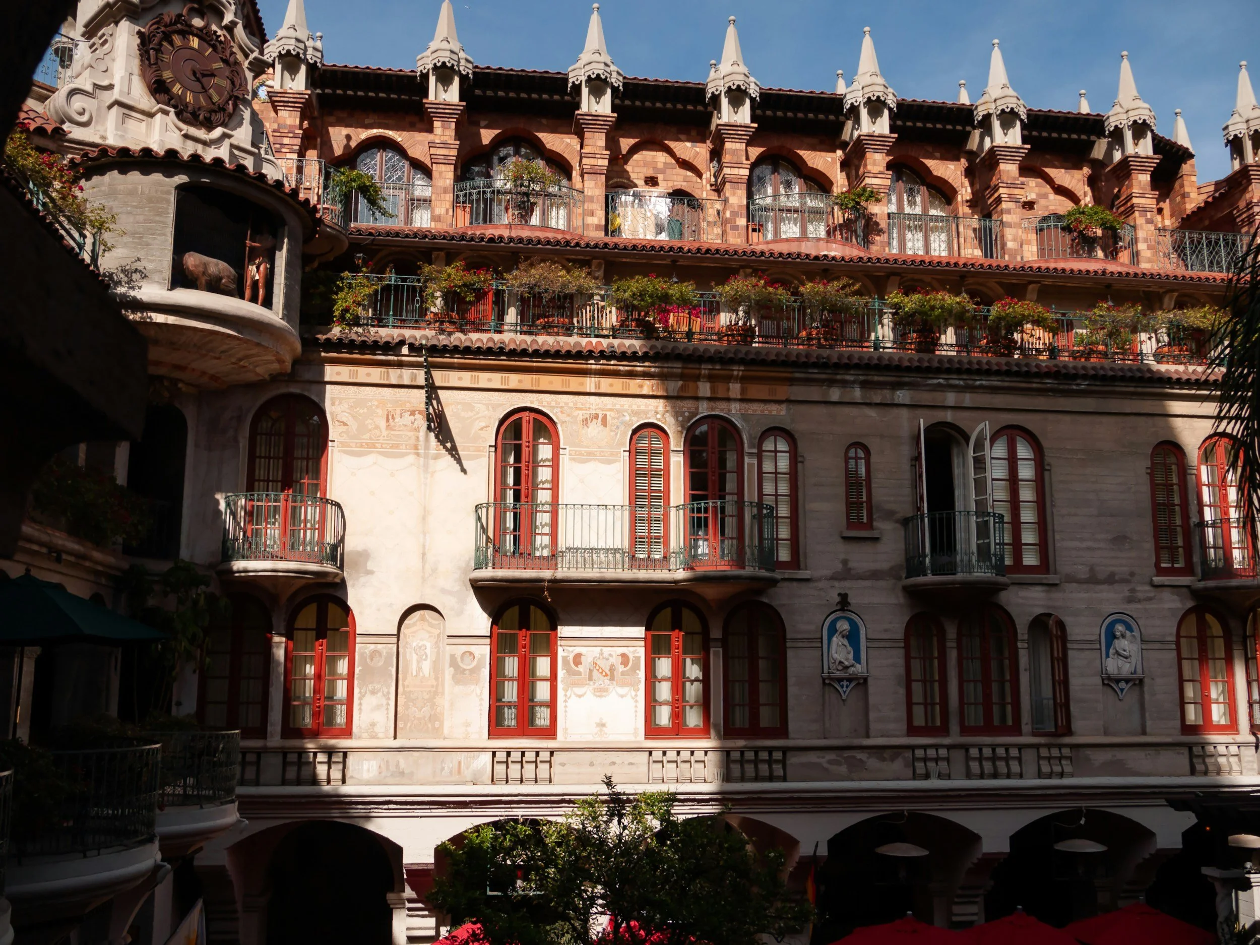 Historic Mission Inn building in downtown Riverside, California