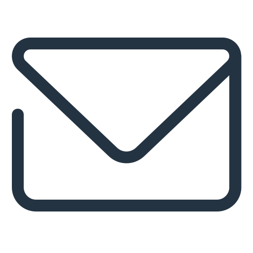 Icon of an envelope representing email or message.