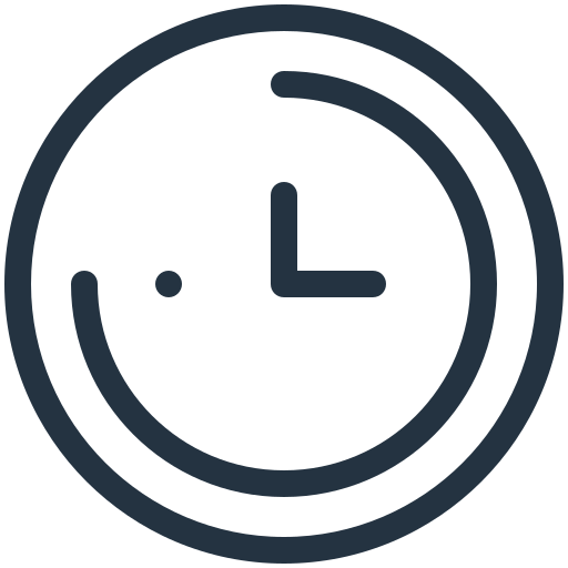 Clock showing 3:00