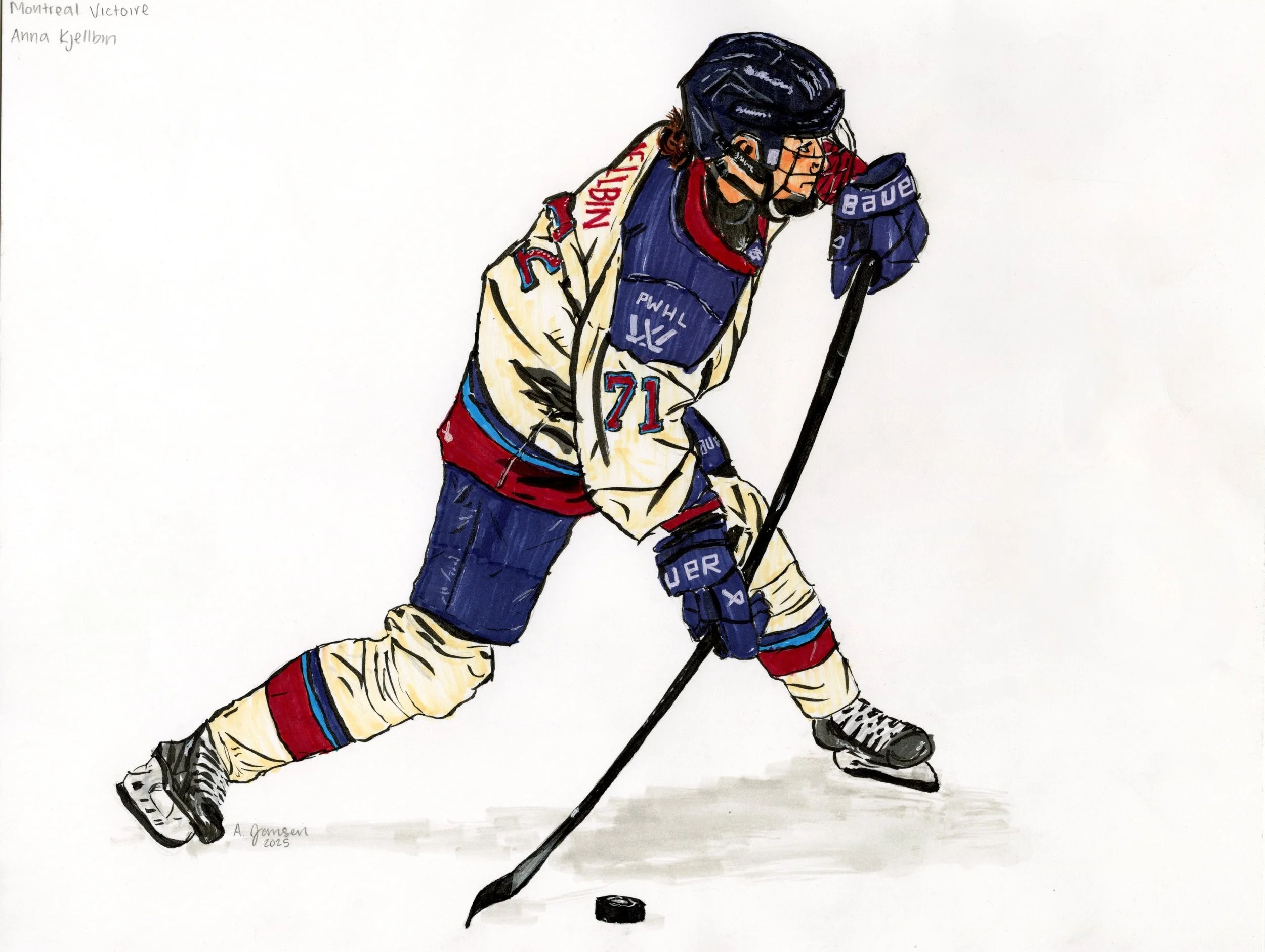 Kjellbin, 8x11, Ink & Illustration Marker