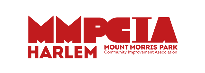 Mount Morris Park Community Improvement Association Harlem logo in red