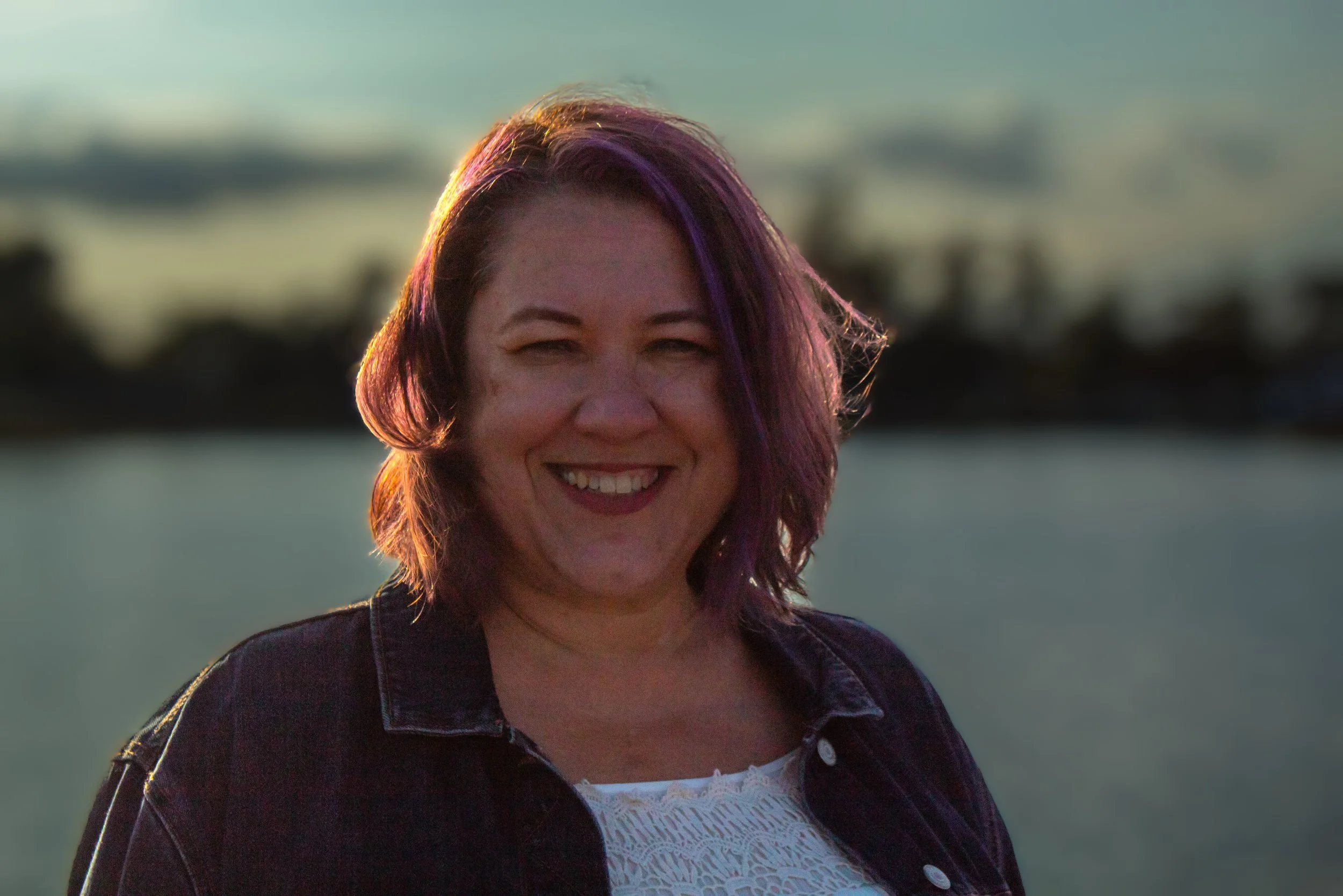 Heather Pease at the Colorado Lagoon in Long Beach, CA
