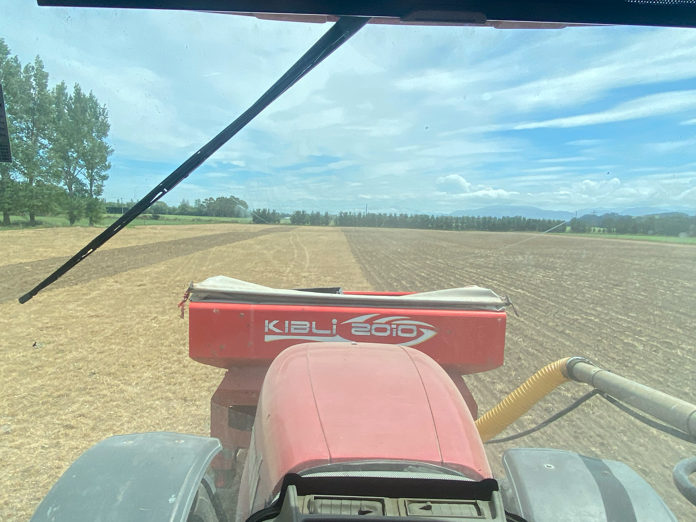 strip tilling fodder beet in cust 