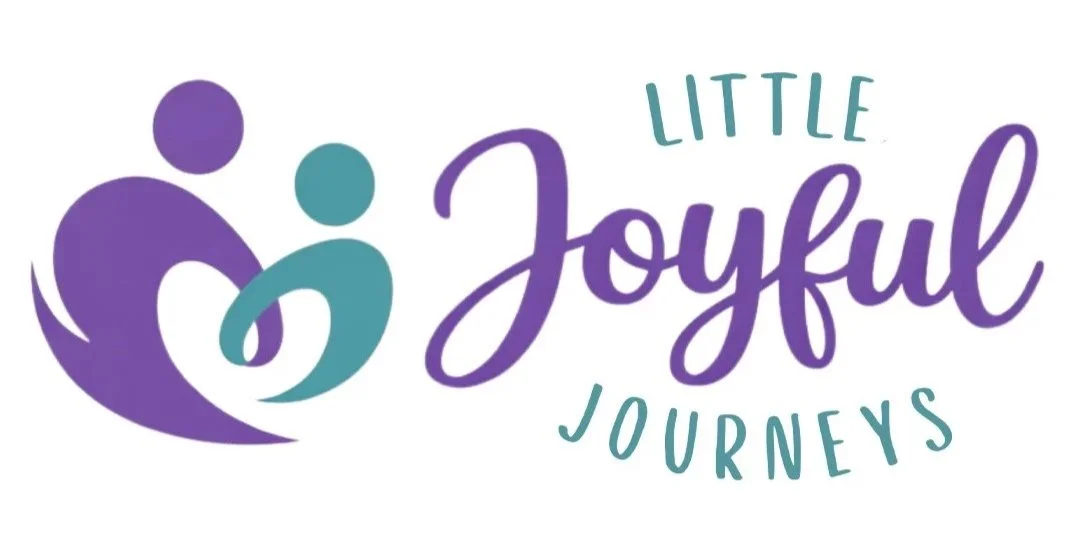 main logo for Little Joyful Journeys of a child and an adult