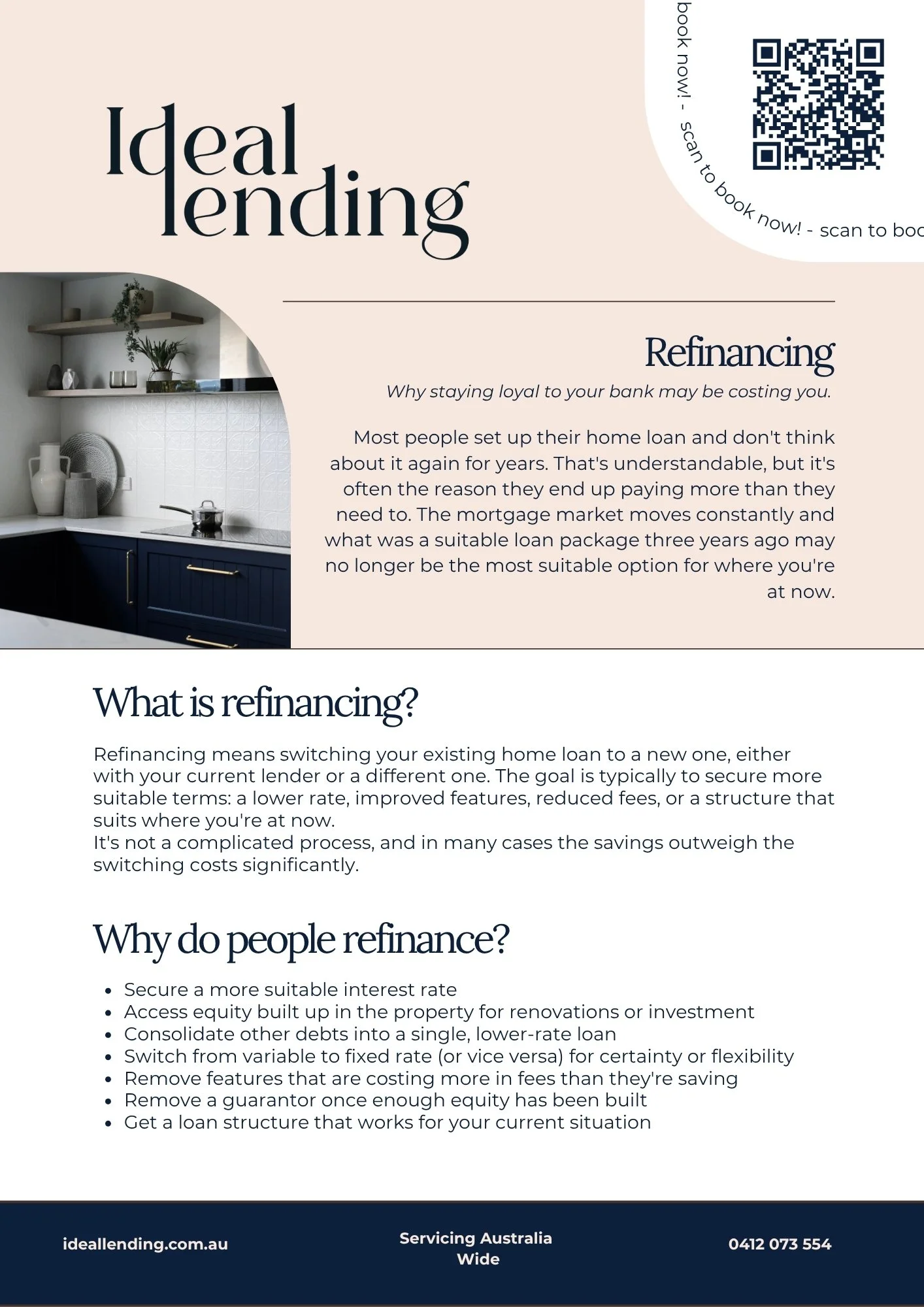 Refinancing Fact Sheet Ideal Lending