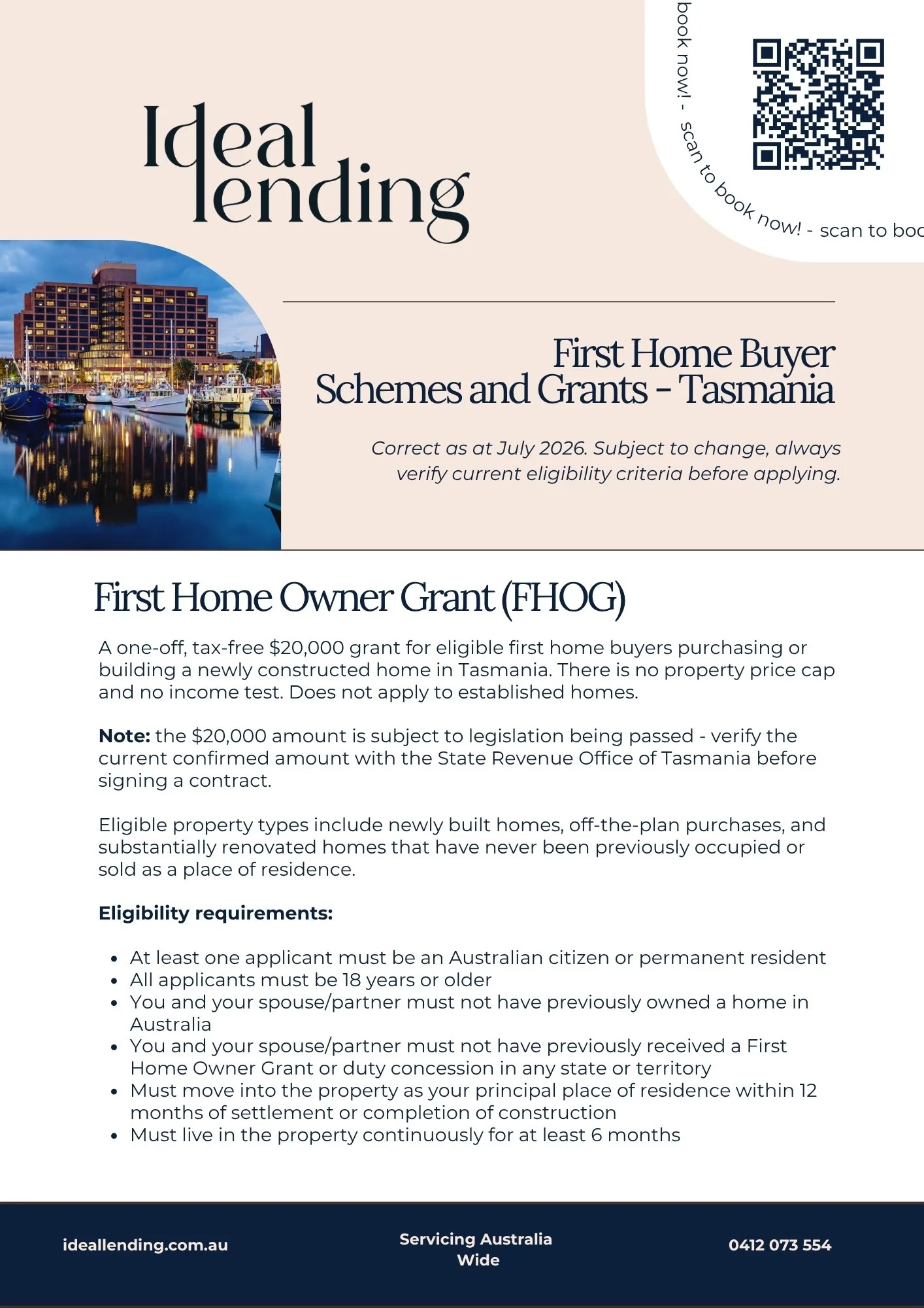 TAS First Home Buyers Fact Sheet