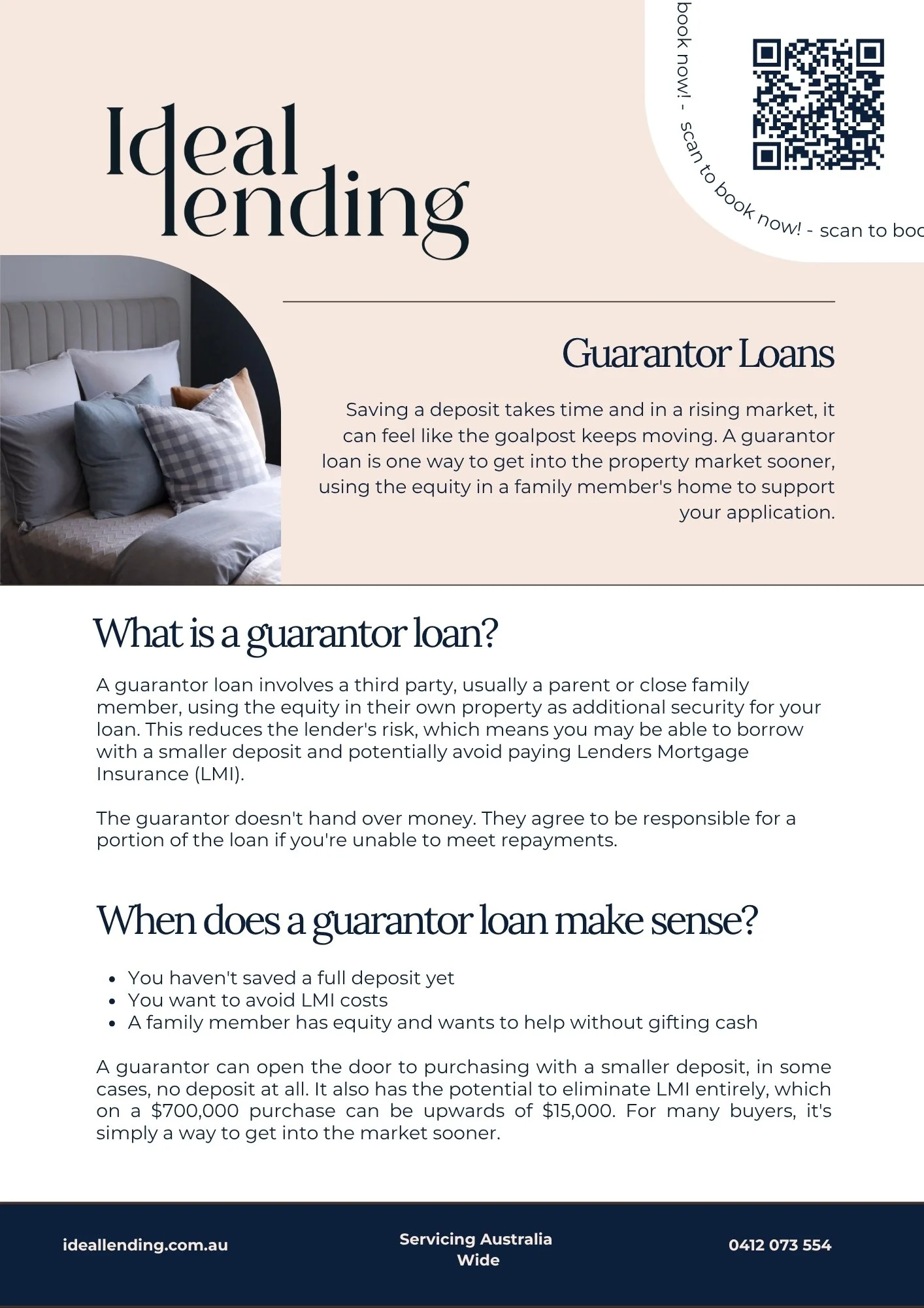 guarantor loans fact sheet ideal lending