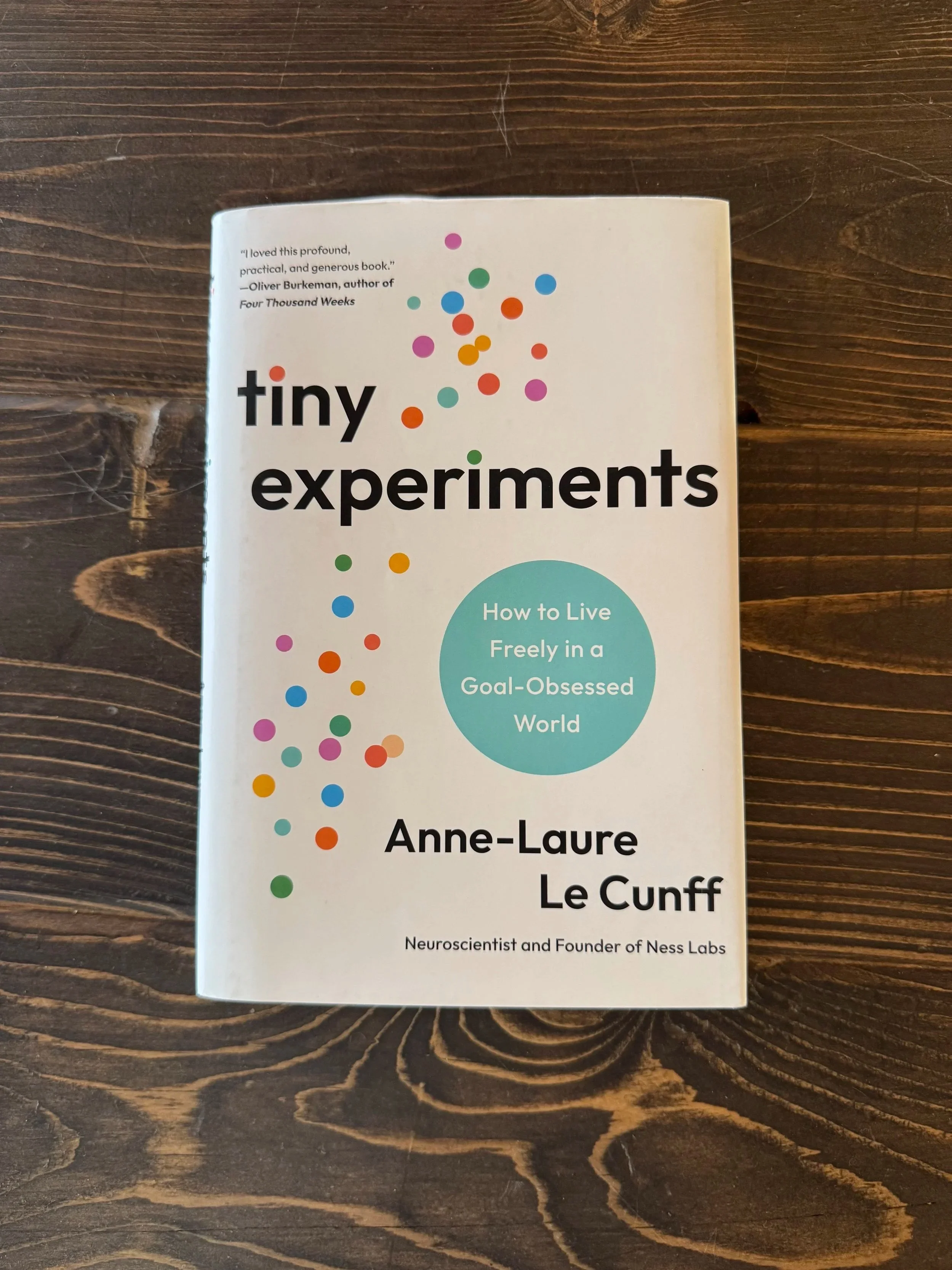 Book Review and Notes: Tiny Experiments by Anne-Laure Le Cunff