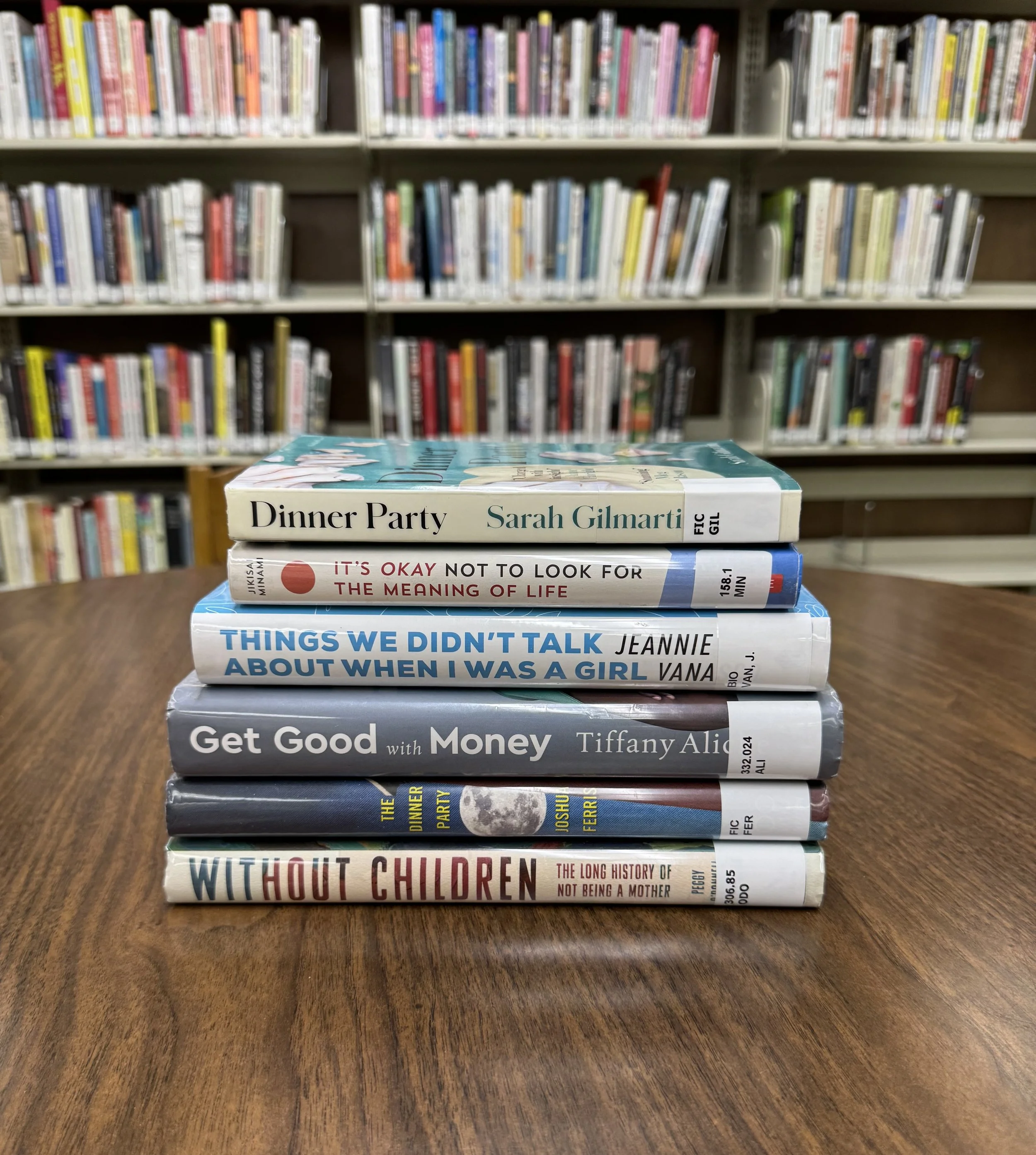 stack of library books - sink chronicles.jpeg