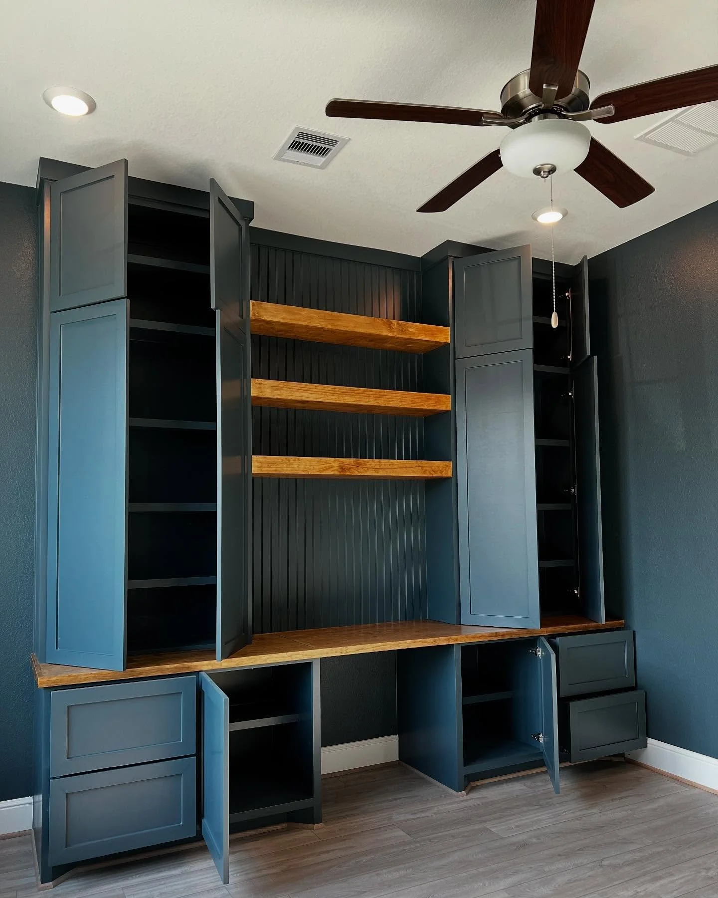 Custom Cabinets for your office. DM for a quote today!