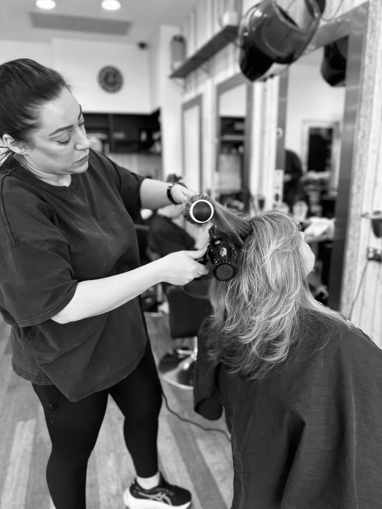 Rit, owner of The Den Hair Salon in Chipping Norton