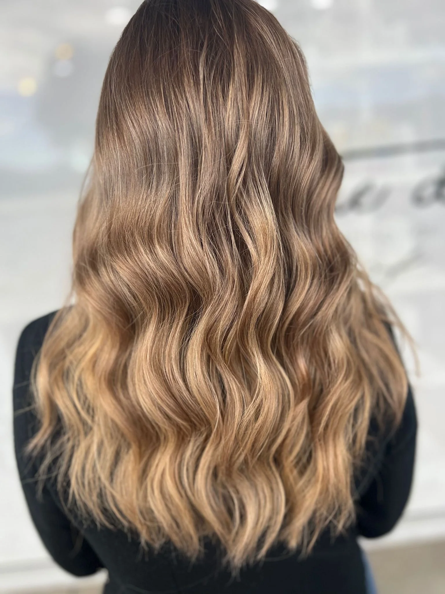 Blonde ombre at The Den Hair Salon Chipping Norton