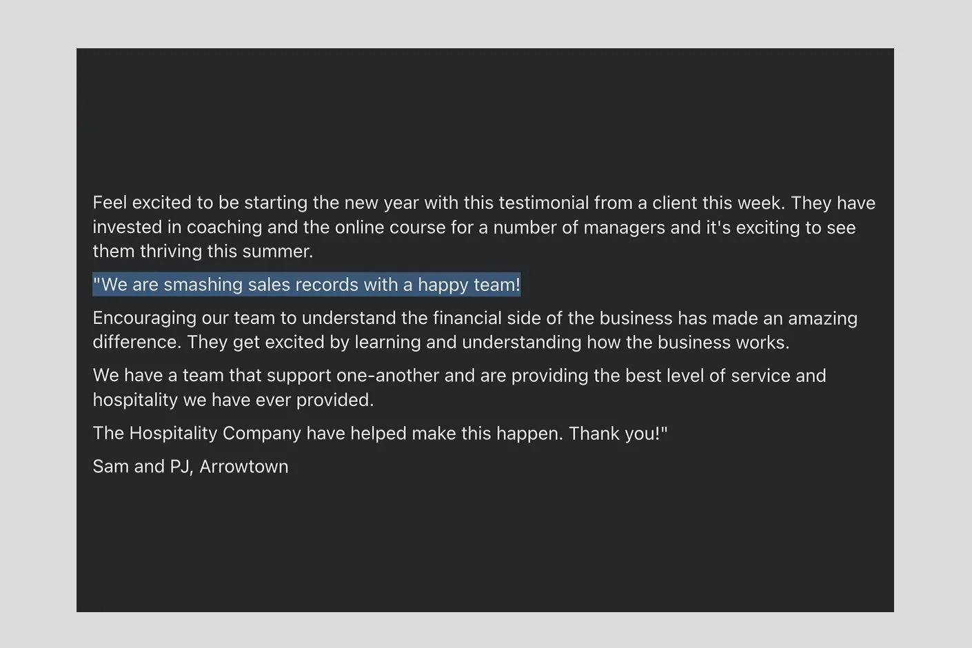 THC client reviews Client Sam PJ Arrowtown.jpg