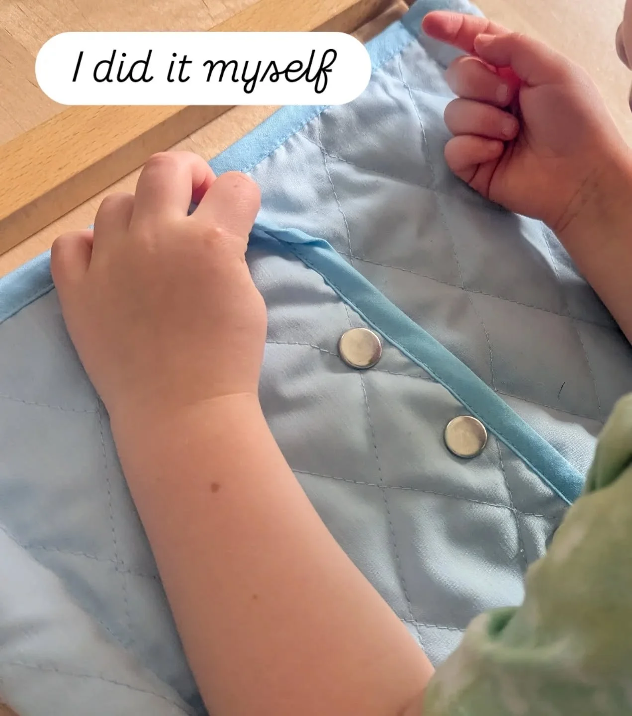 Independence starts with the smallest hands✨

Montessori dressing frames help children practice real-life skills like buttoning, zipping, and tying-building coordination, concentration and confidence along the way.

Every "I did it myself" 