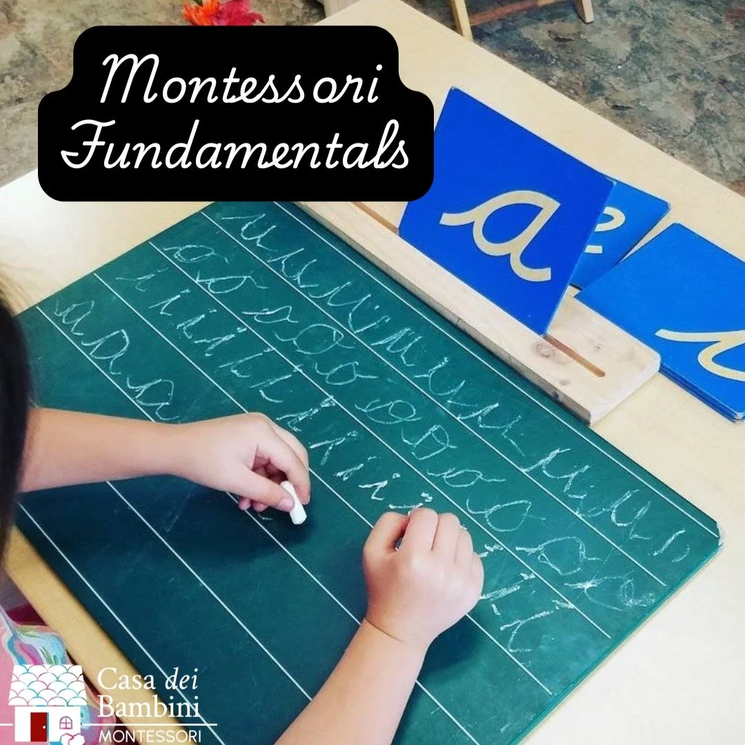 The Montessori method is rooted in principles that align with children's natural rhythms of growth and learning.

🌱The Prepared Environment
🌱The Absorbent Mind
🌱Freedom Within Limits
🌱Sensitive Periods
🌱Education as an Aid to Life

This is just 