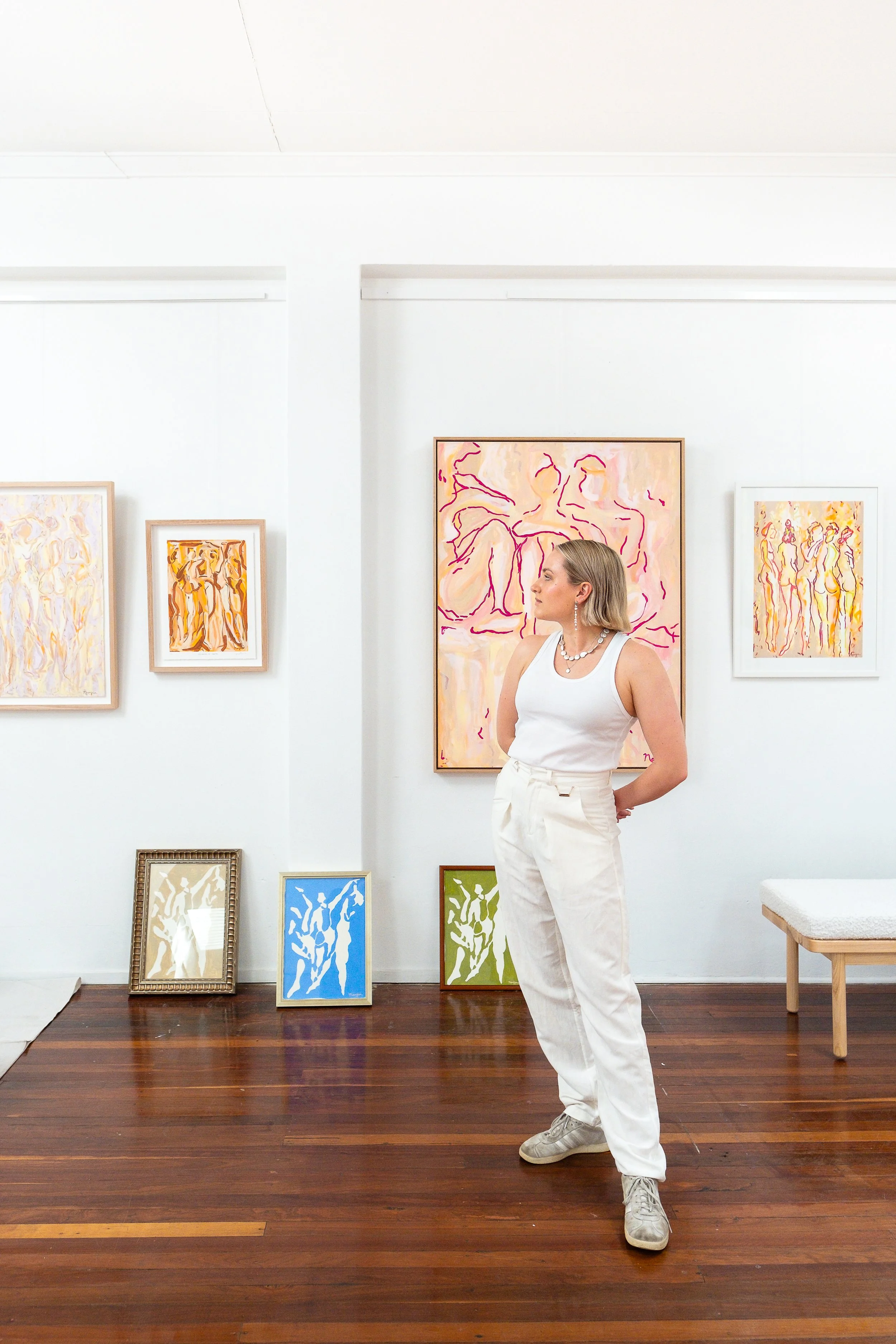 In Conversation with Painter,      Narjia Brownlie