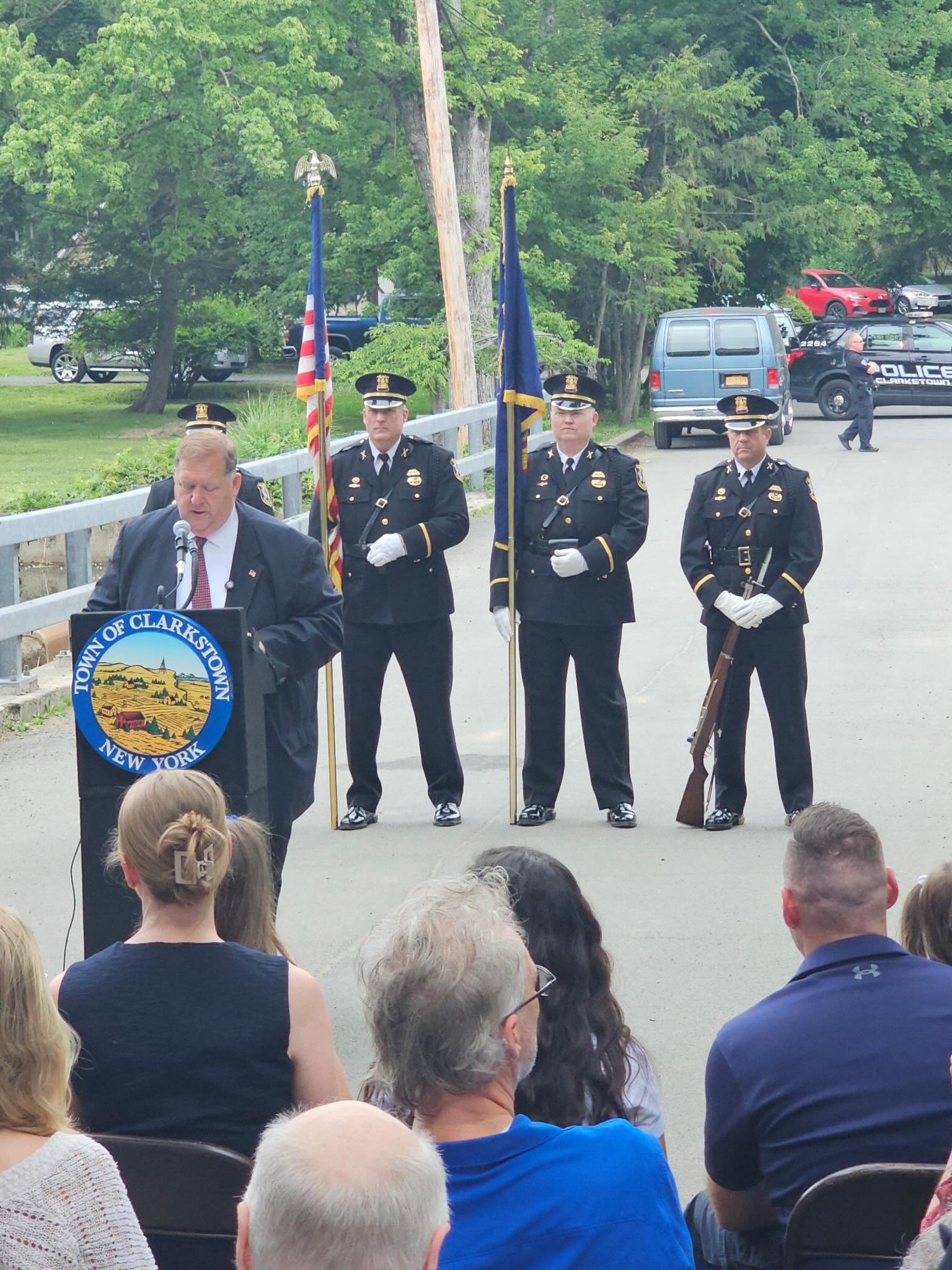 Today I attended the street dedication for PFC Lawrence Rose in New City.

Looking at his picture and hearing about his sacrifice puts things into perspective. He was a young man from our community who gave his life serving our country in Vietnam.

I