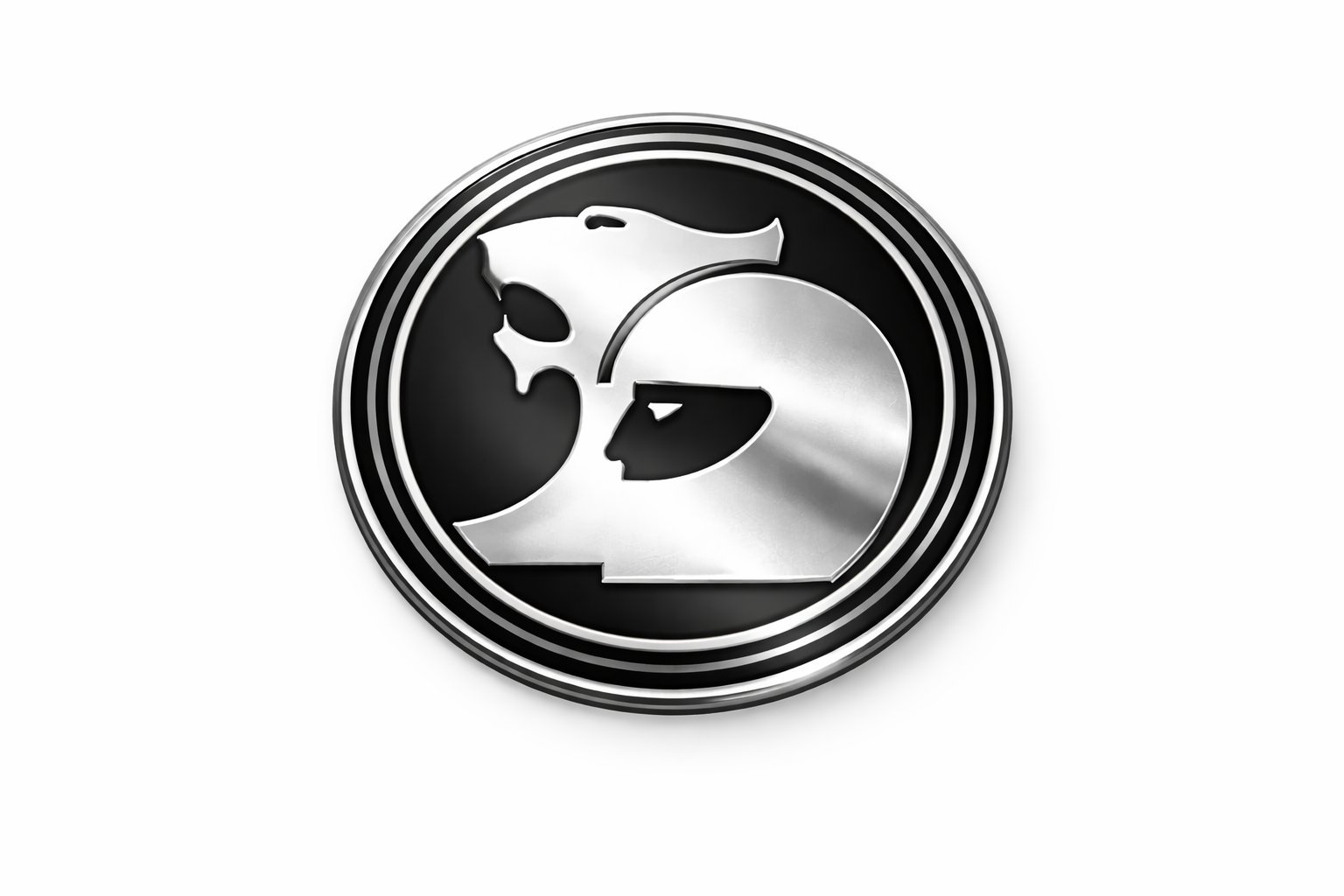 HSV Centre Caps Stickers "BLACK" (SET OF 4)