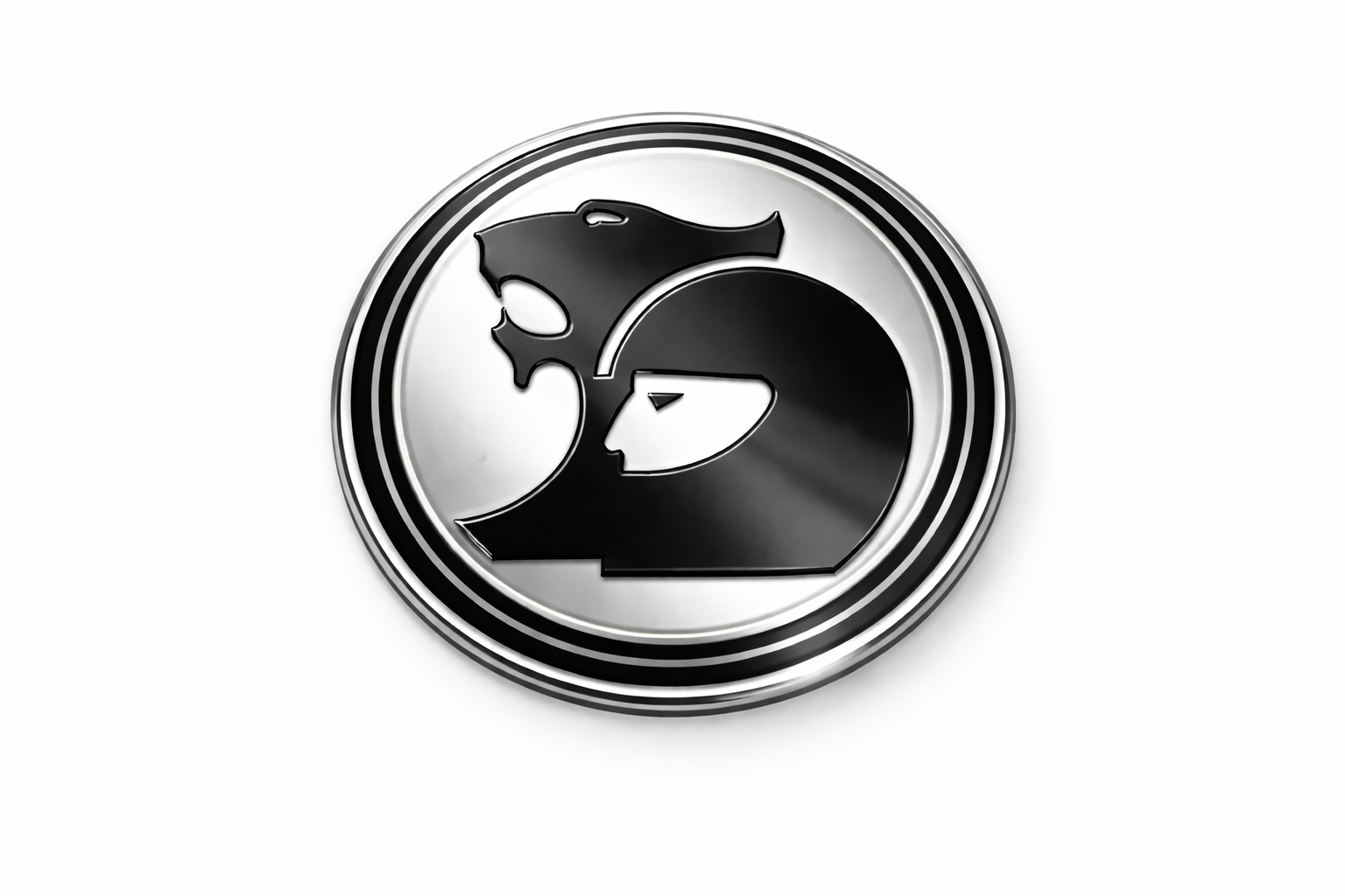 HSV Centre Caps Stickers "CHROME" (SET OF 4)