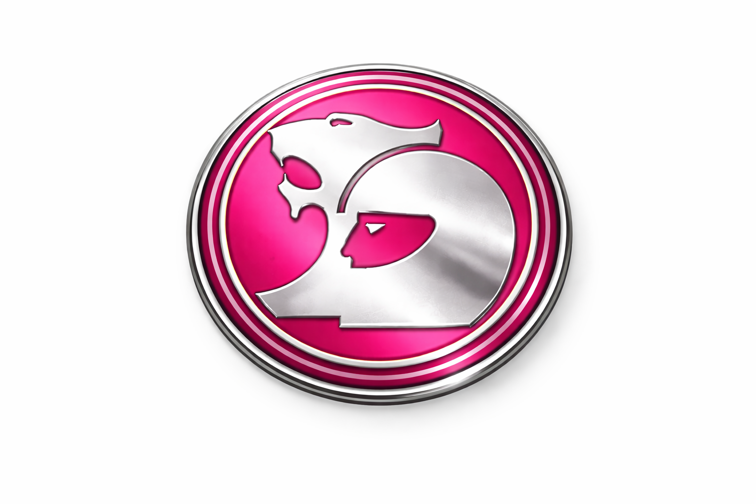 HSV Centre Caps Stickers "PINK" (SET OF 4)