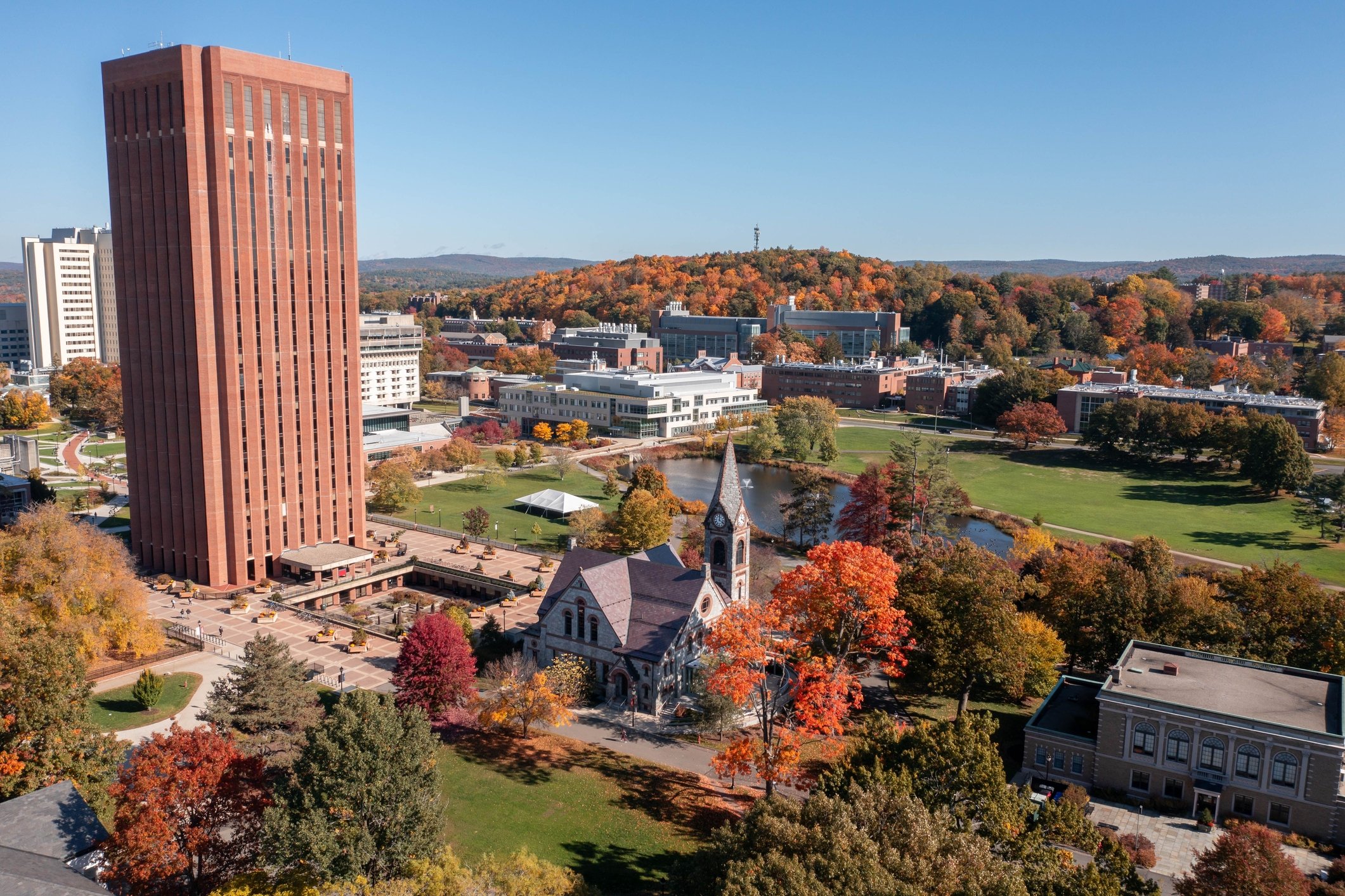 Umass Amherst campus