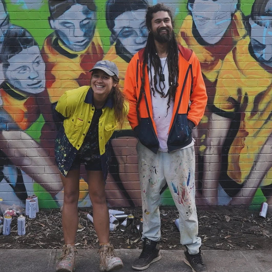 We&rsquo;ve been painting a Matilda&rsquo;s mural at Lambert Park right next Leichhardt soccer grounds. It&rsquo;s been great to see all the soccer stars coming through for training and giving us and the Tillys lots of love. We&rsquo;ll be around on 