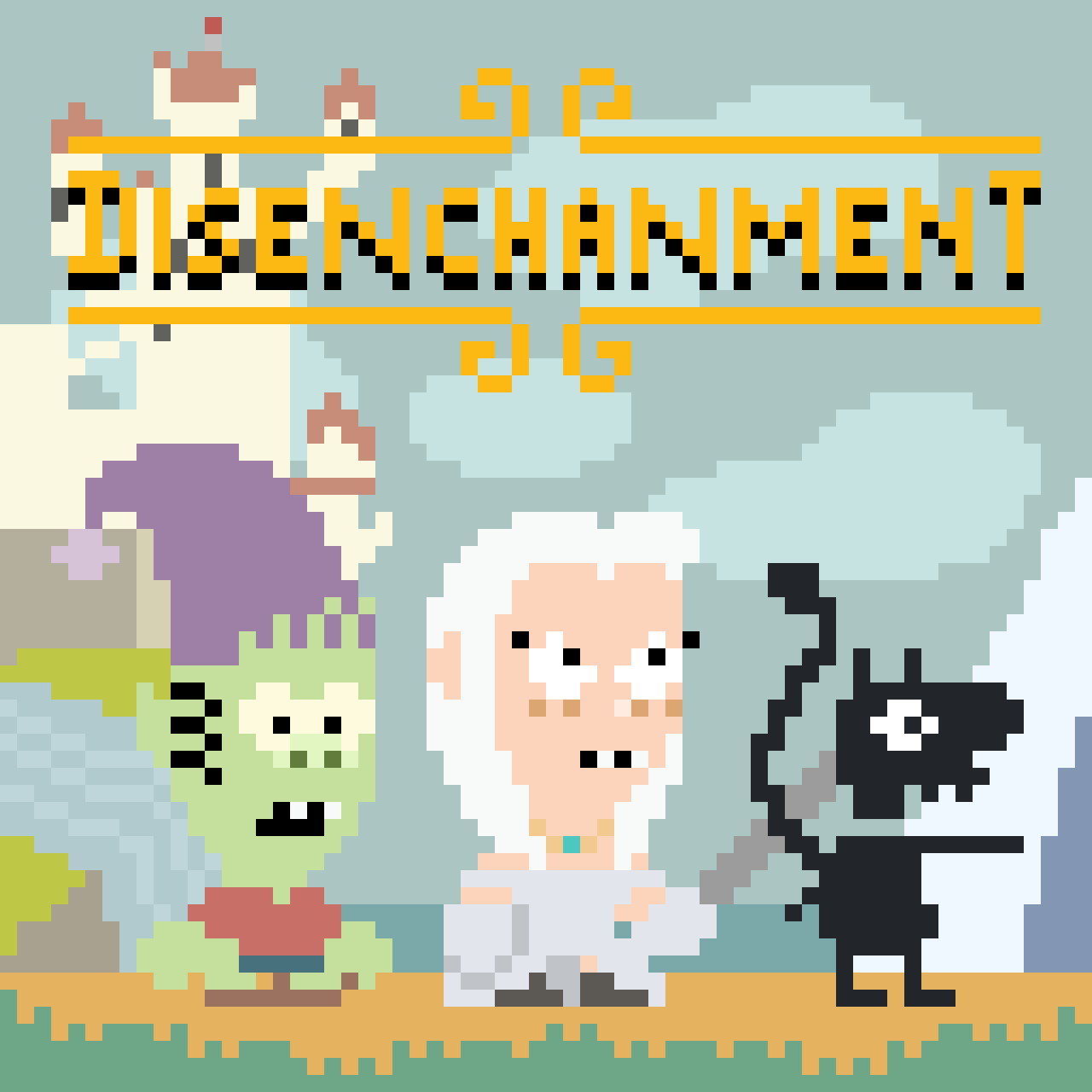 Pixel art image of characters from the animated TV show Rick and Morty with the title 'Diversity Channel' at the top.
