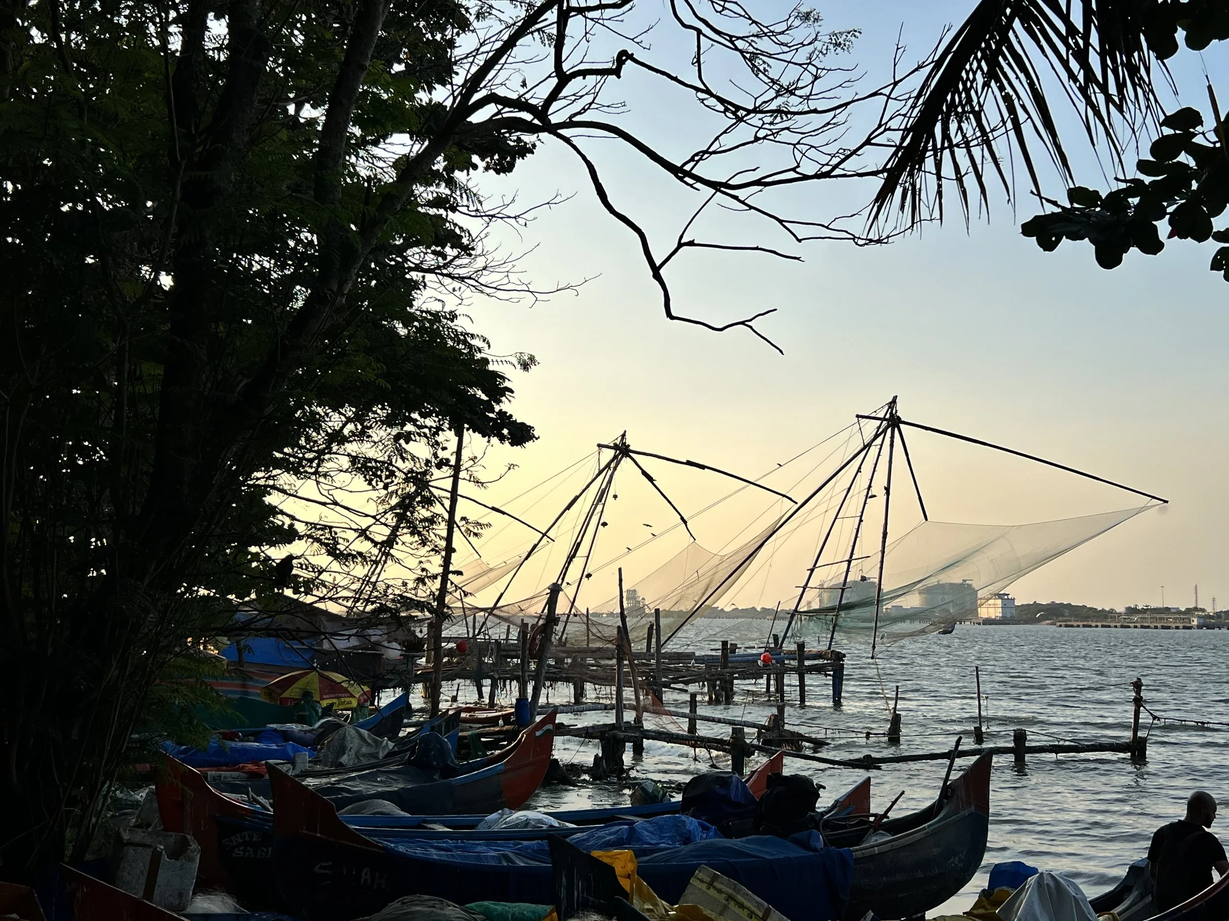 Chinese fishing nets - Fort Kochi, Kerala