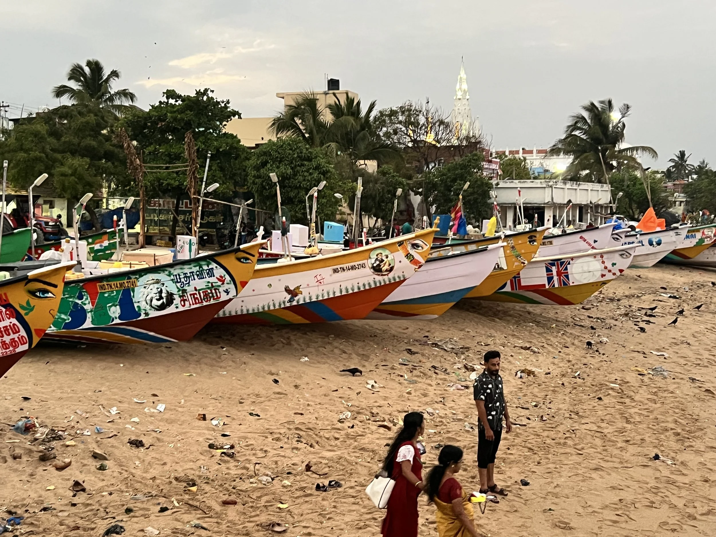 Fishing boats - Kanyakumari, Tami Nadu