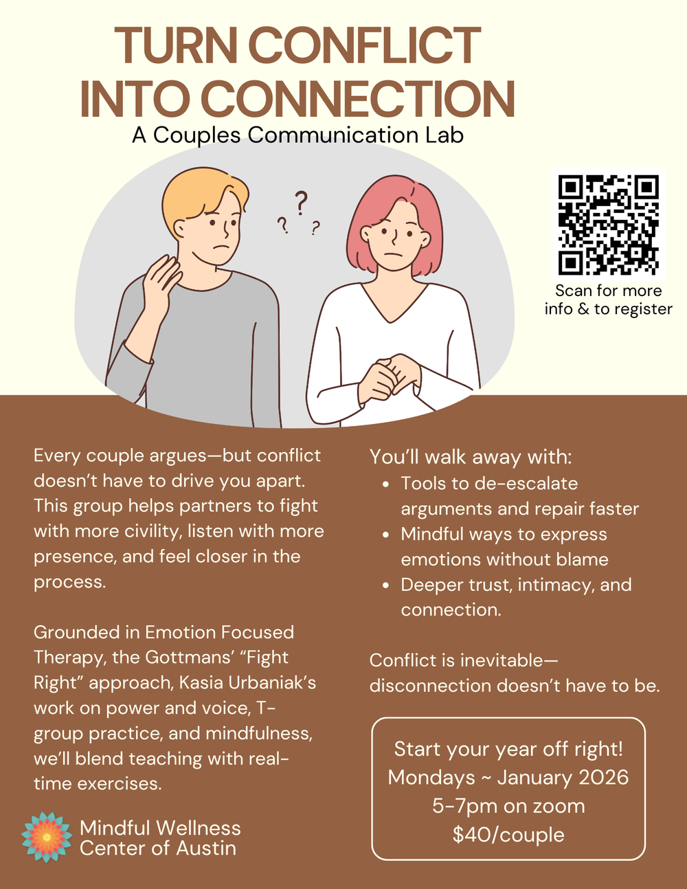 Turn Conflict into Connection: Couples Communication