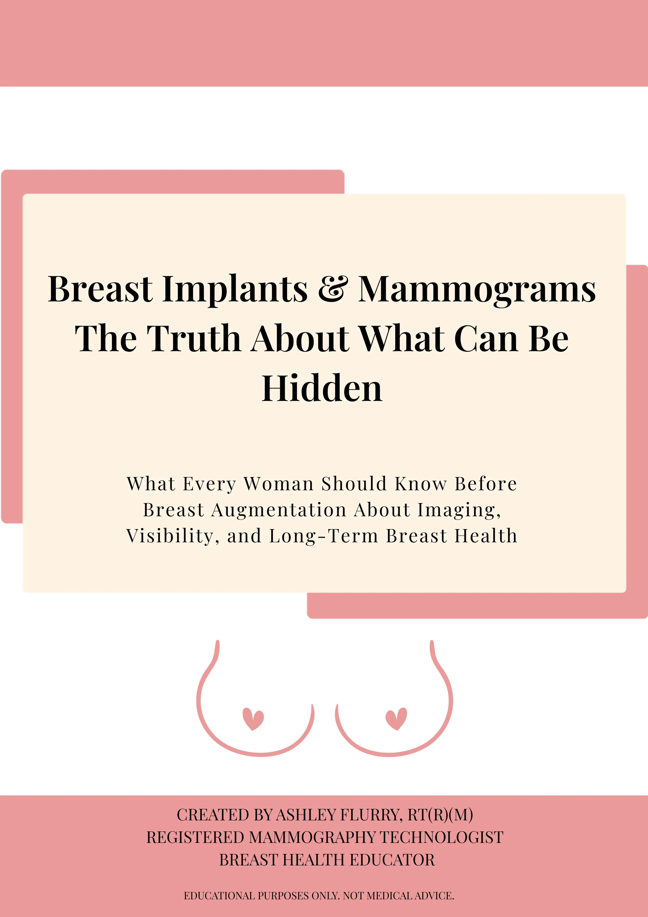 Breast Implants & Mammograms: What Every Woman Should Know Before Surgery