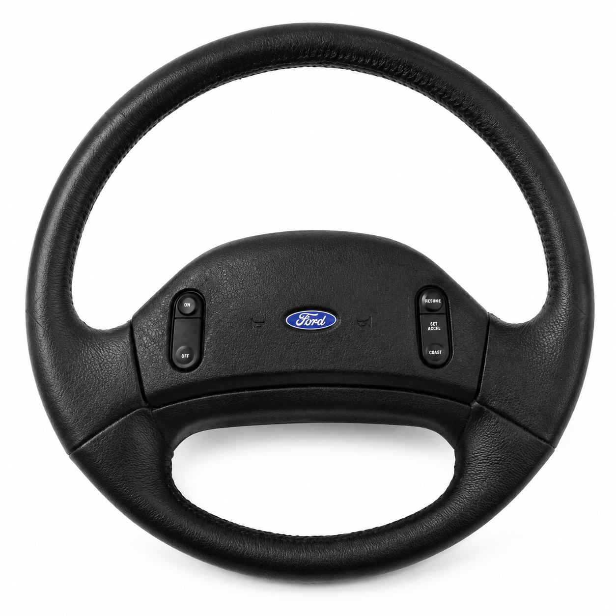 1992-1997 F-Series Steering Wheel Recovered in Leather | Made in Texas USA | F150 F250 F350 Bronco