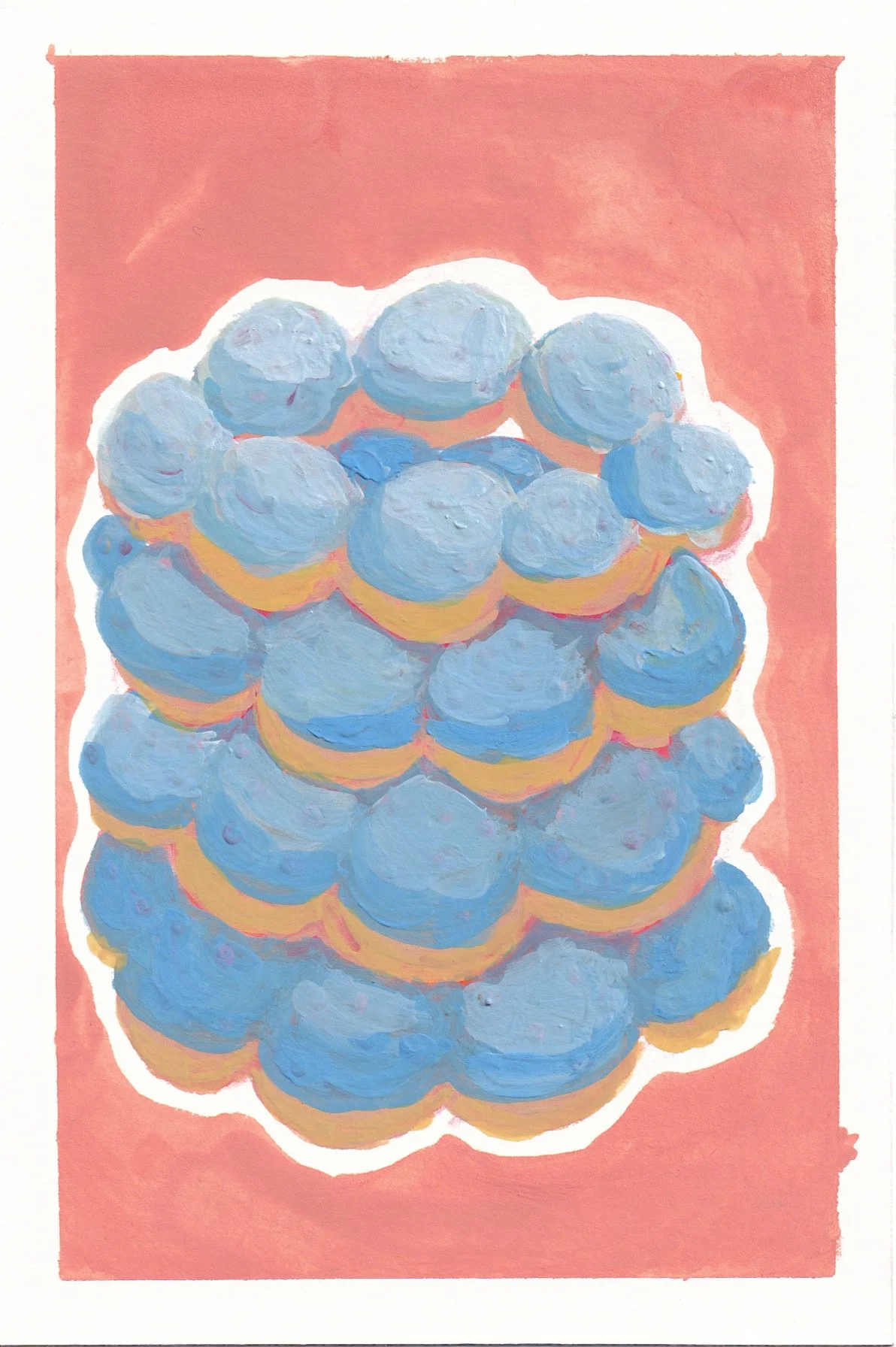 Mochinut Stack (6x4) Original Painting