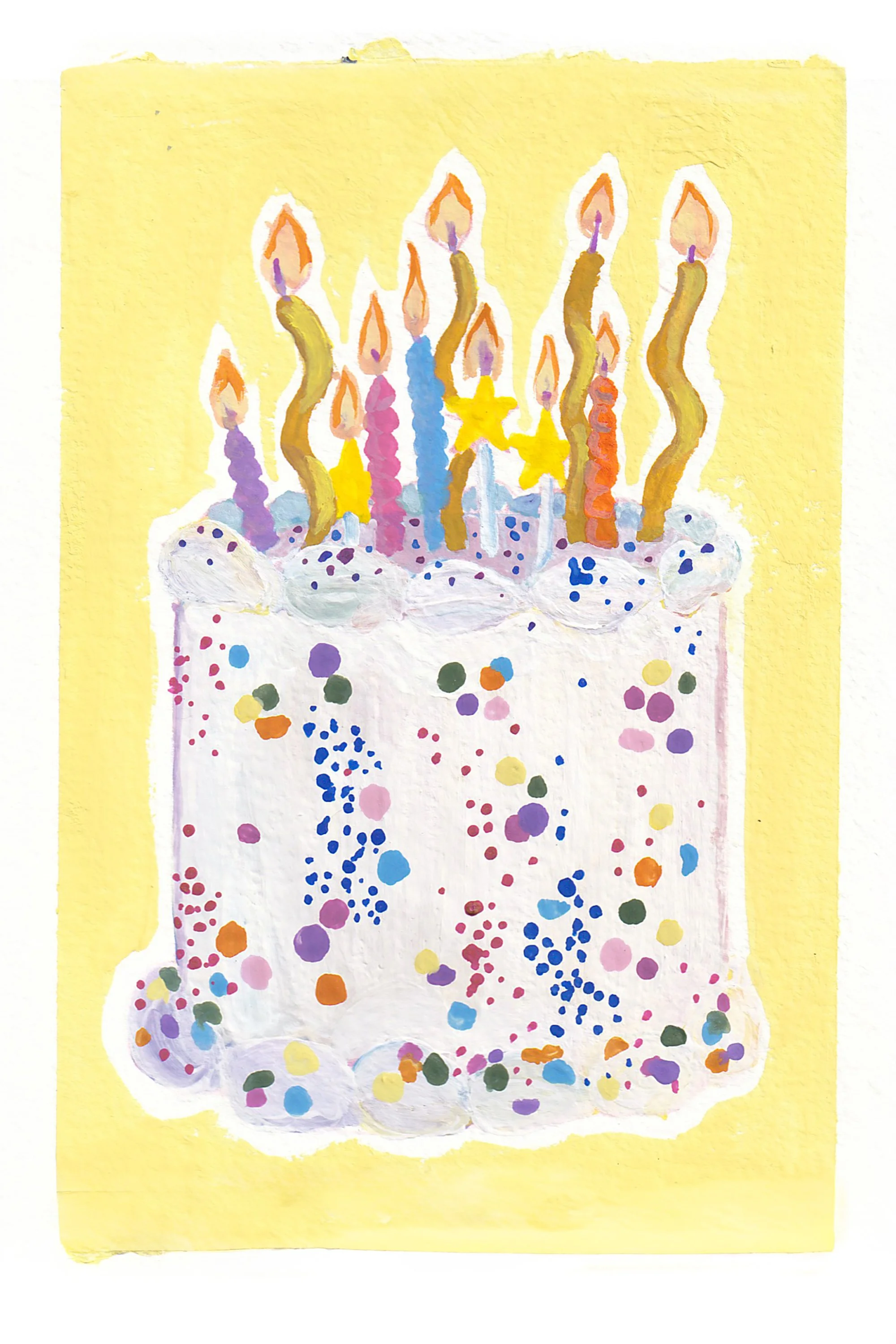 Birthday Cake Print