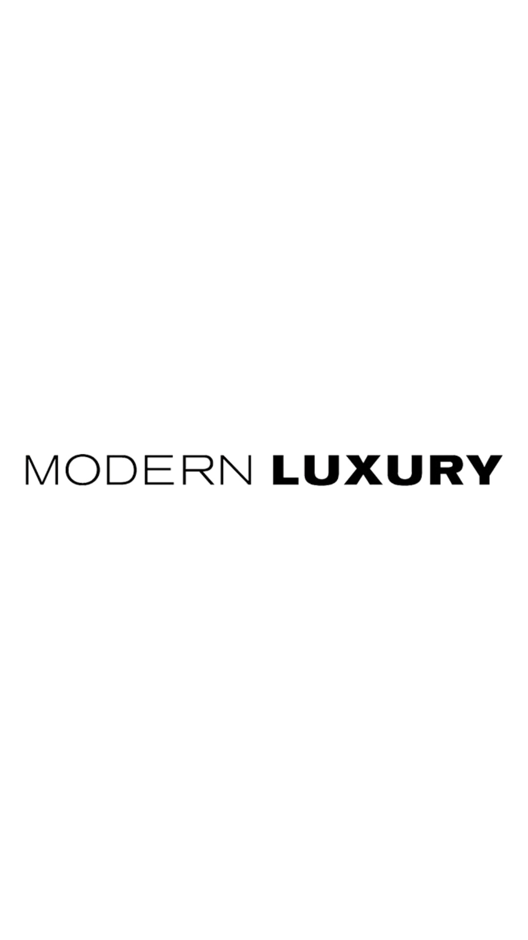 Modern Luxury Logo