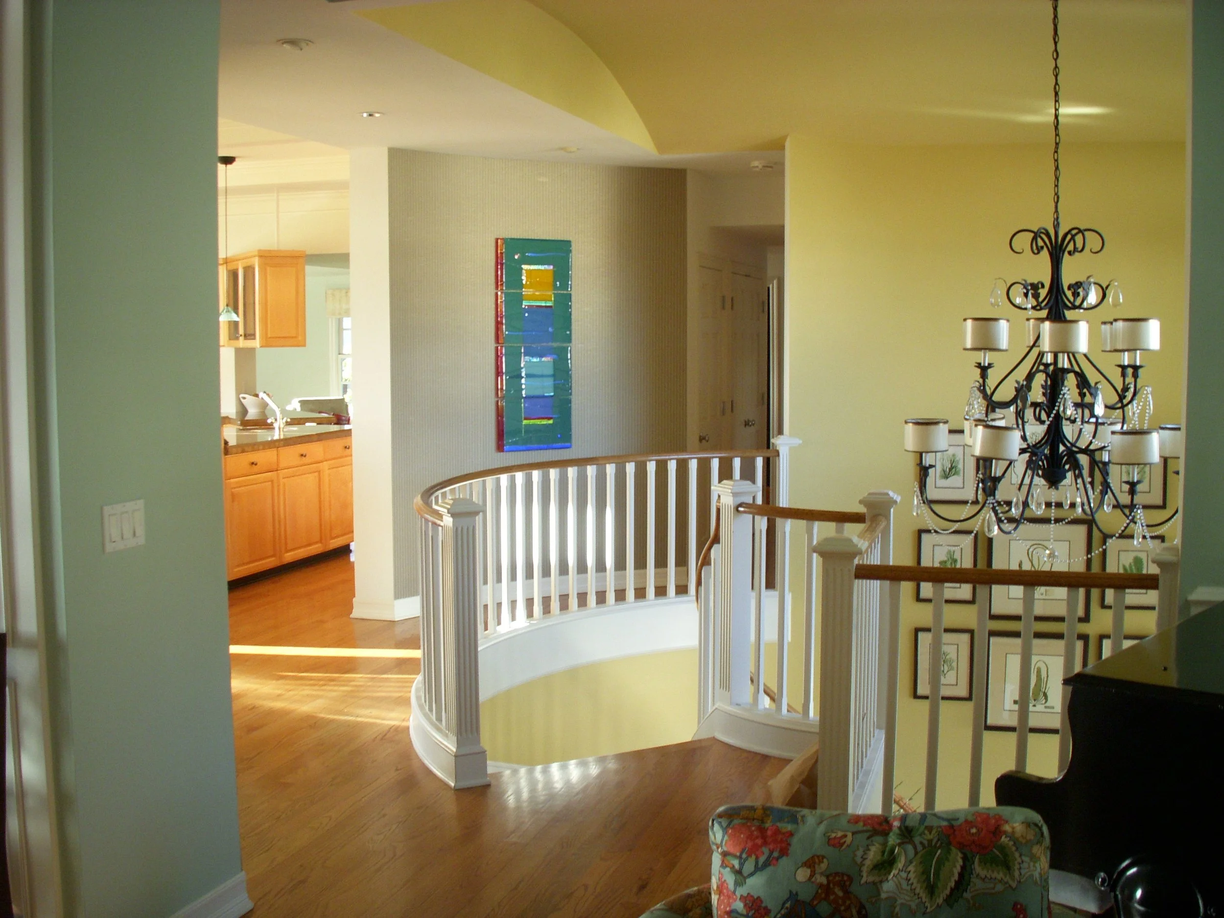 Yolanda Adra Designs.  Wheeler Project. 48H x 20W.  Multi-panel unit.