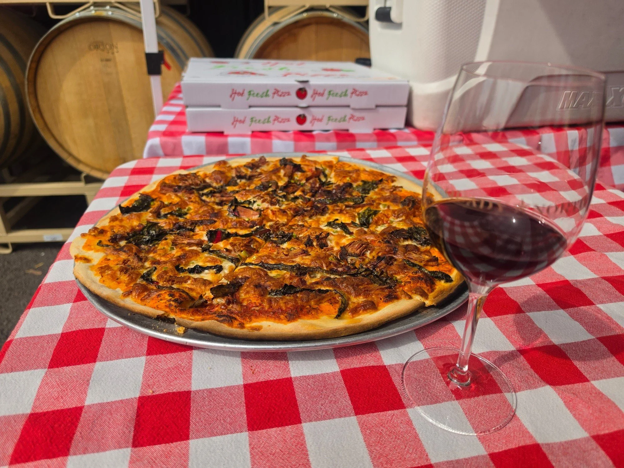 HAPPENING RIGHT NOW! (until 6pm)

Pizza and GSM...the perfect pair. Especially when Steel Toe Dough Pizza Co. makes a special GSM braised beef pizza just for us!
@steel_toe_dough_co