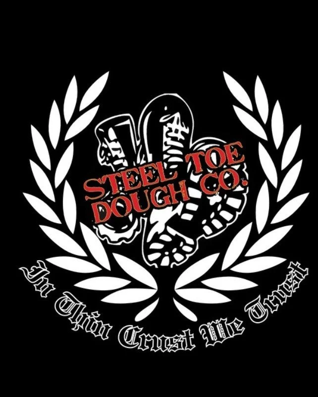 TOMORROW: 
Local's Night Happy Hour, 4-6pm, featuring
Steeltoe Dough Pizza!

We are super excited for this collaboration! If you've never had Steeltoe Dough Pizza, you're in for a treat. There will be vegan and gluten free options (or you can get all
