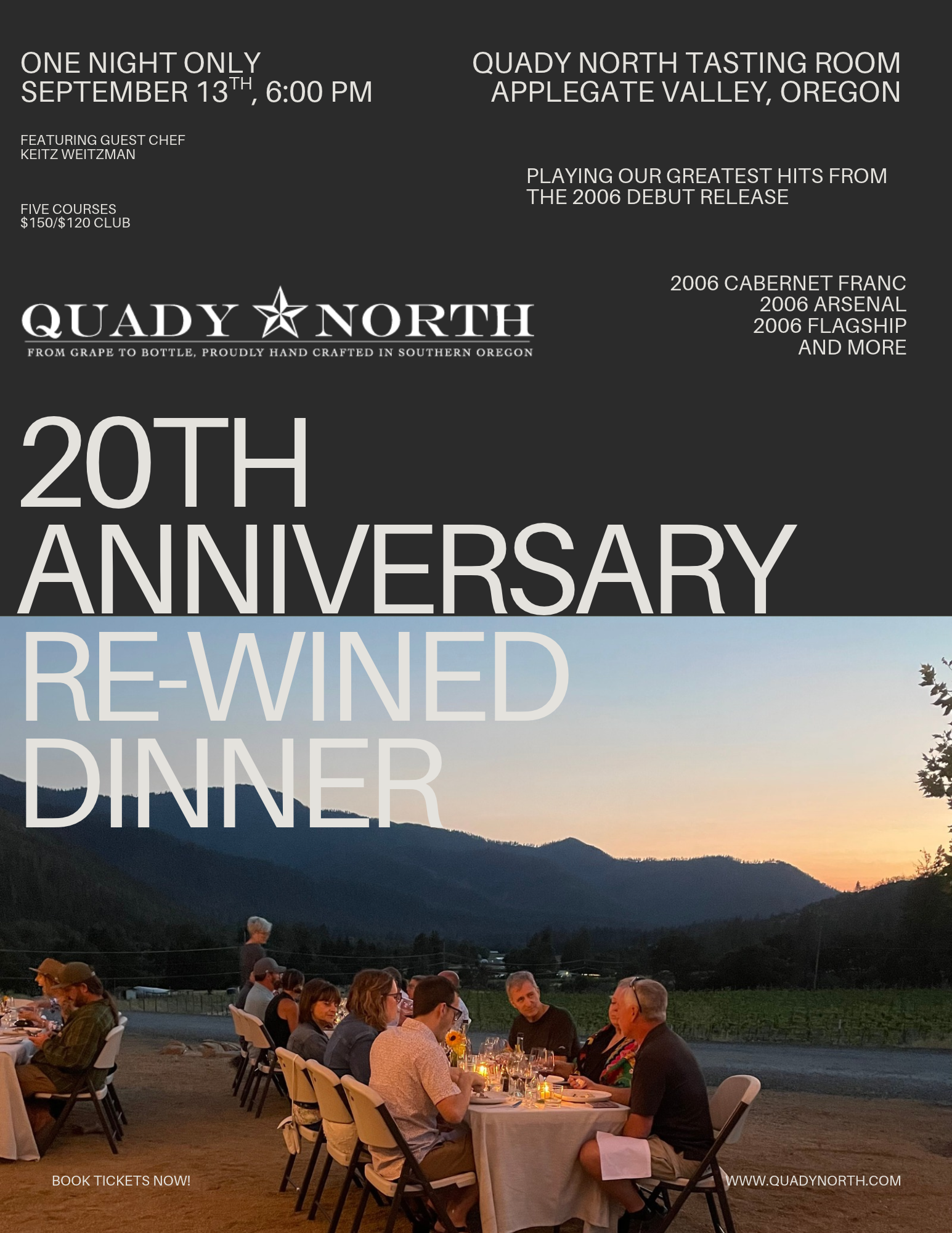 20th anniversary "re-wined'" dinner