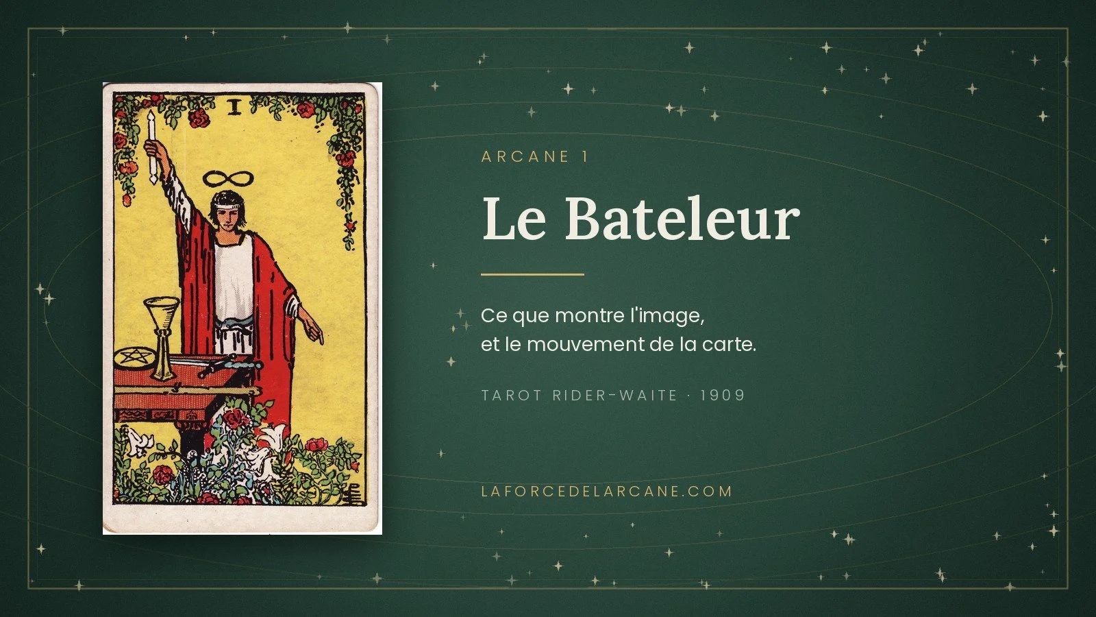 Le Bateleur dans le tarot Rider-Waite : comment lire la carte