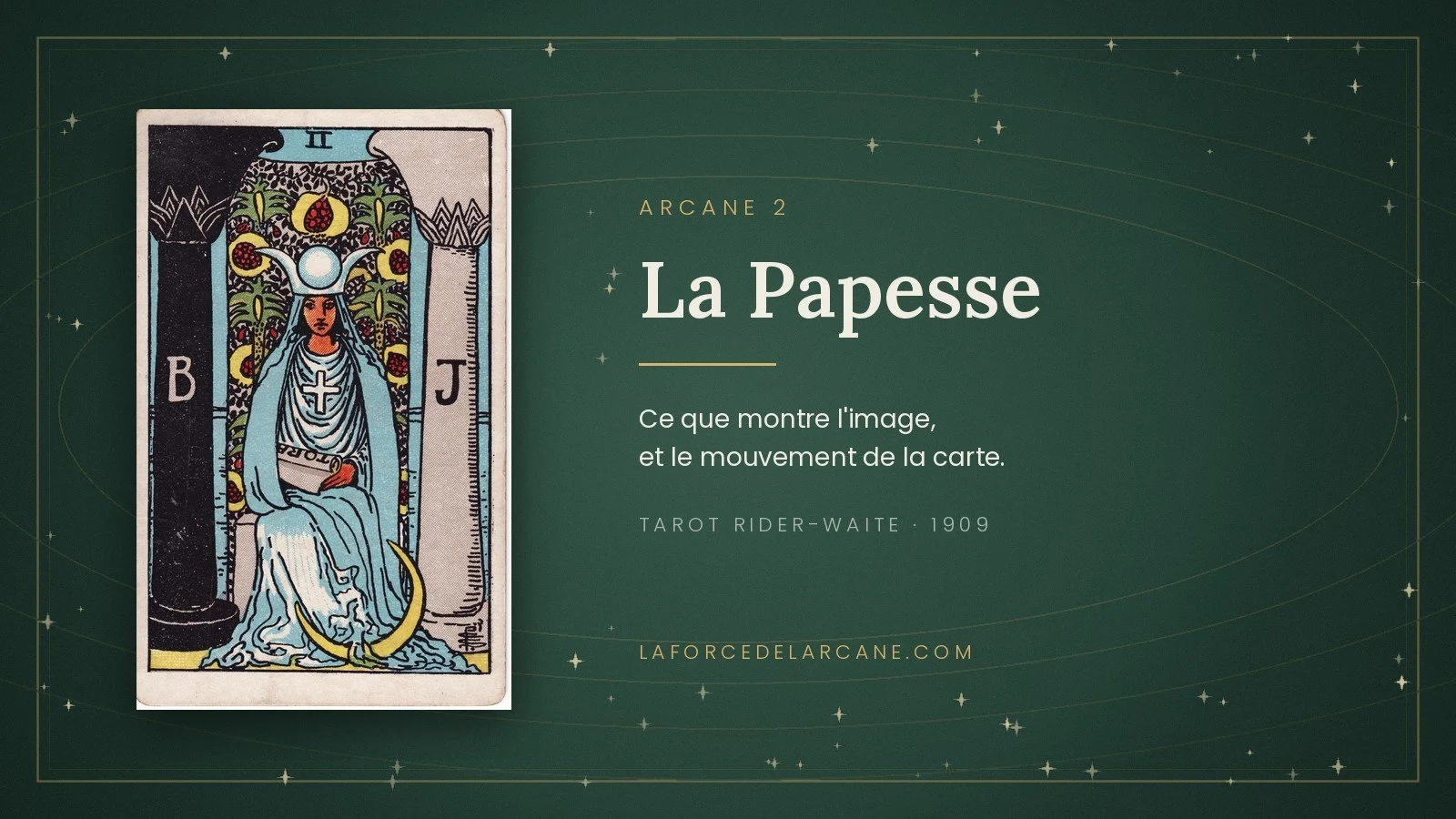 La Papesse dans le tarot Rider-Waite : comment lire la carte