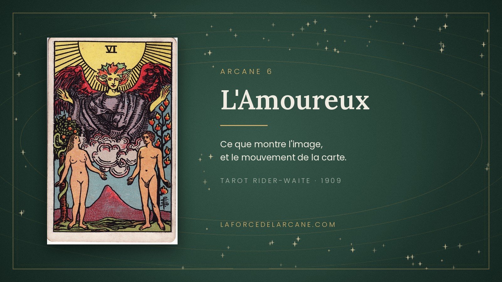 L’Amoureux dans le tarot Rider-Waite : comment lire la carte