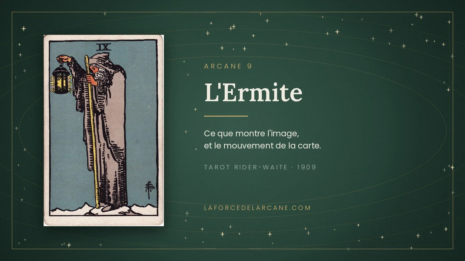 L’Ermite dans le tarot Rider-Waite : comment lire la carte